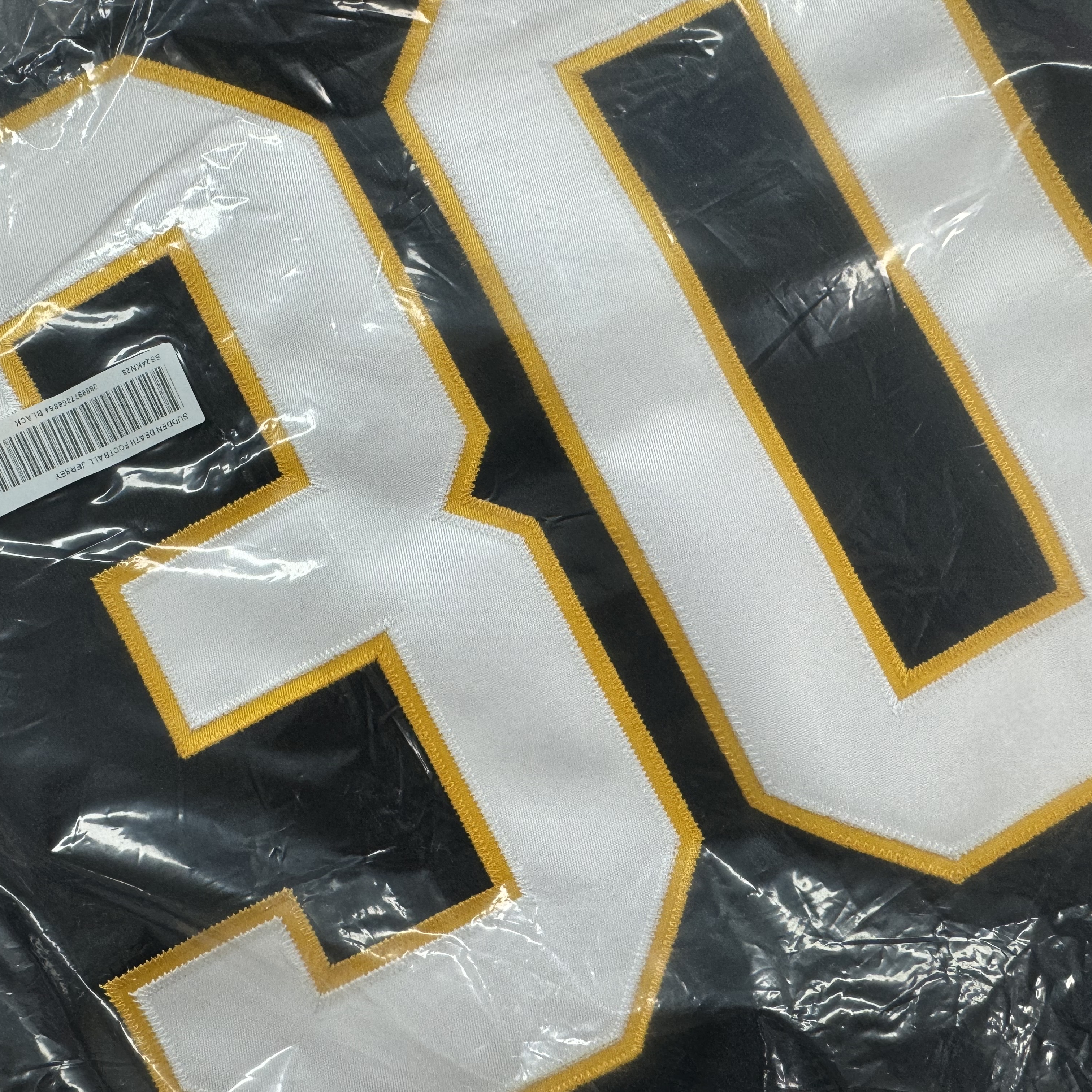 Supreme Sudden Death Football Jersey Black - 24SS 착용 스타일