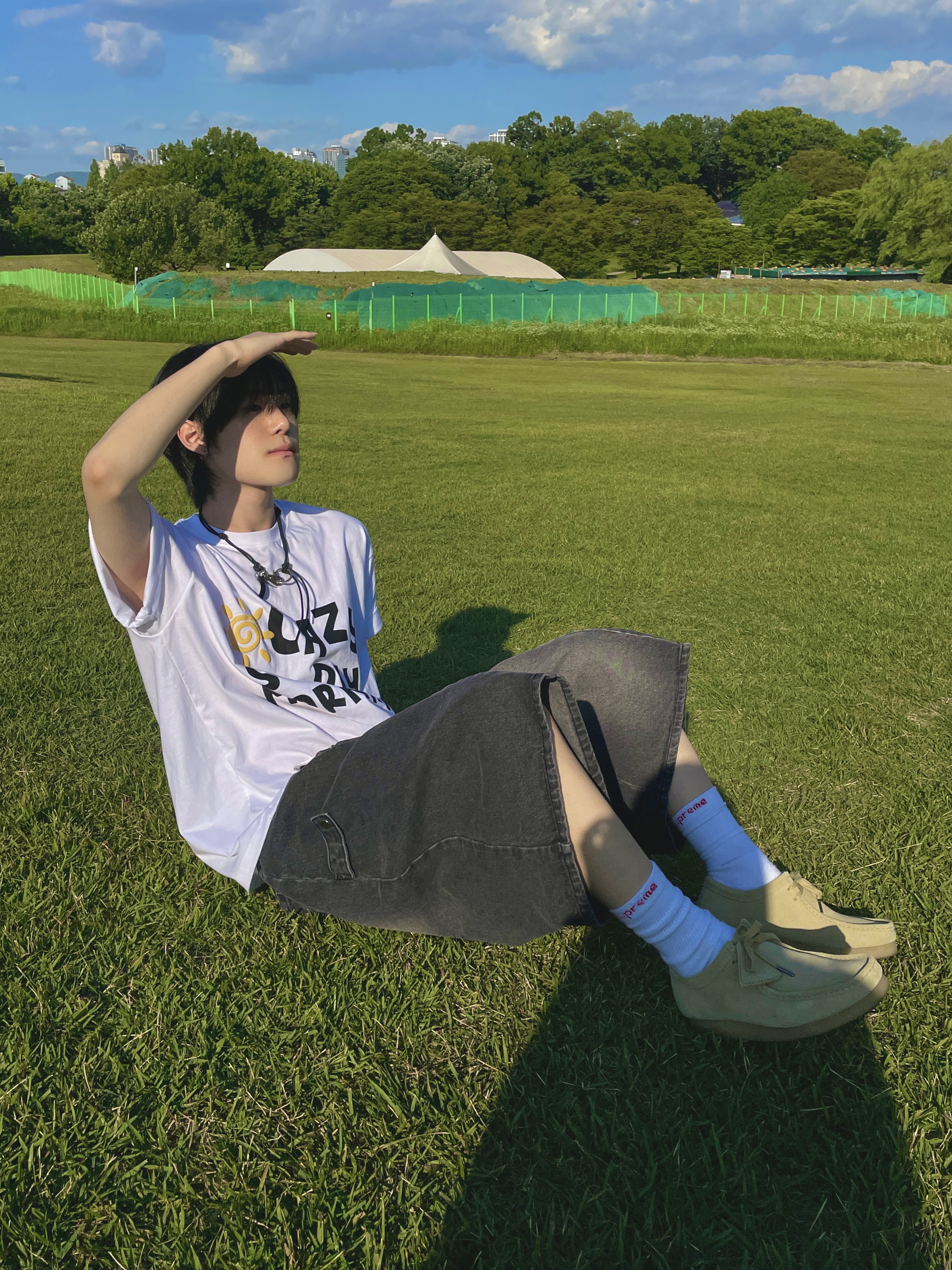 Clarks Wallabee Maple Suede, (W) Clarks Wallabee Maple Suede 착용 스타일 - 3
