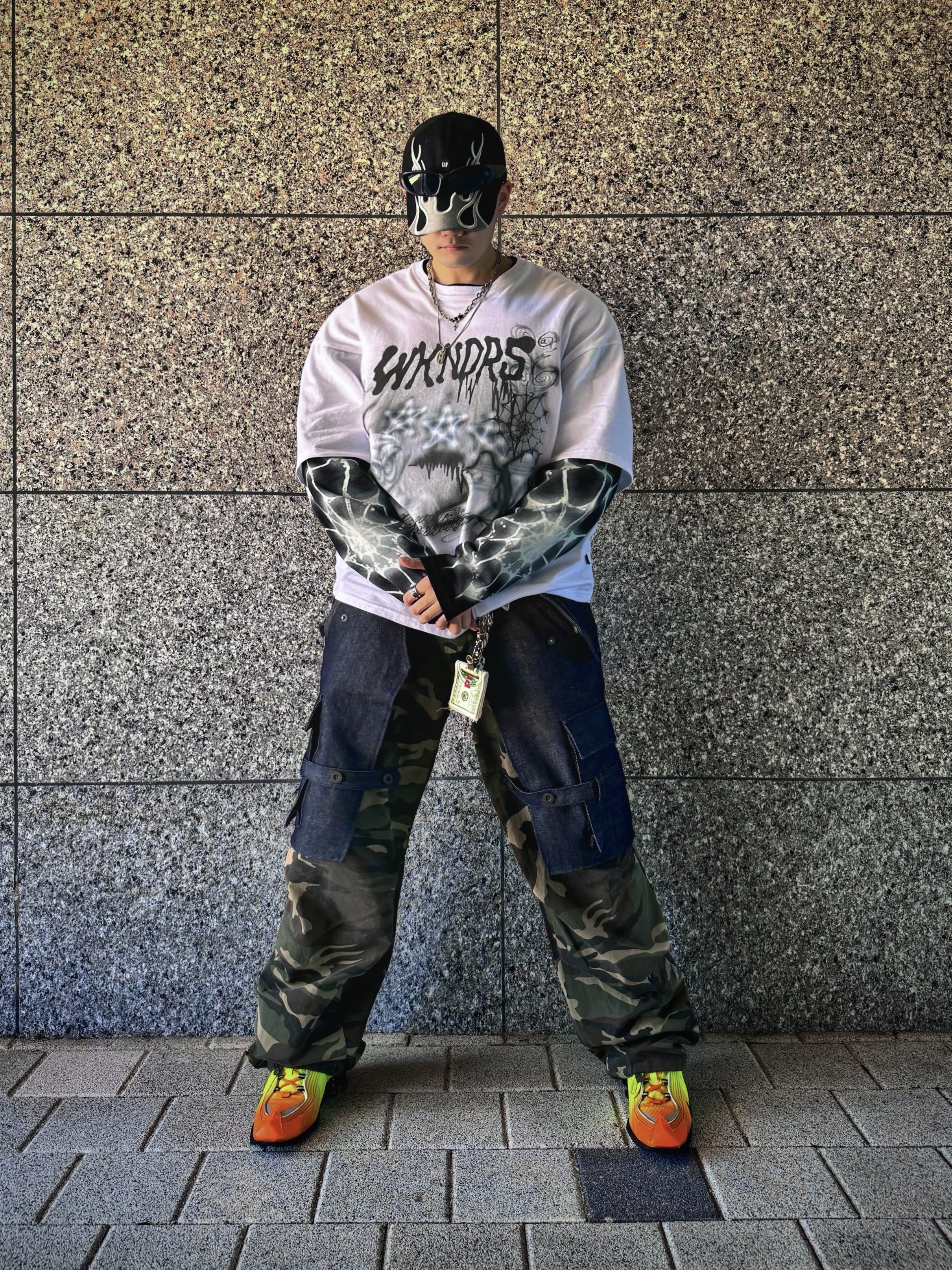 Yeezy Gap Engineered By Balenciaga Flame Cap Black, Diesel Dx1342 Stainless Steel Pendant Necklace Silver 착용 스타일 - 2