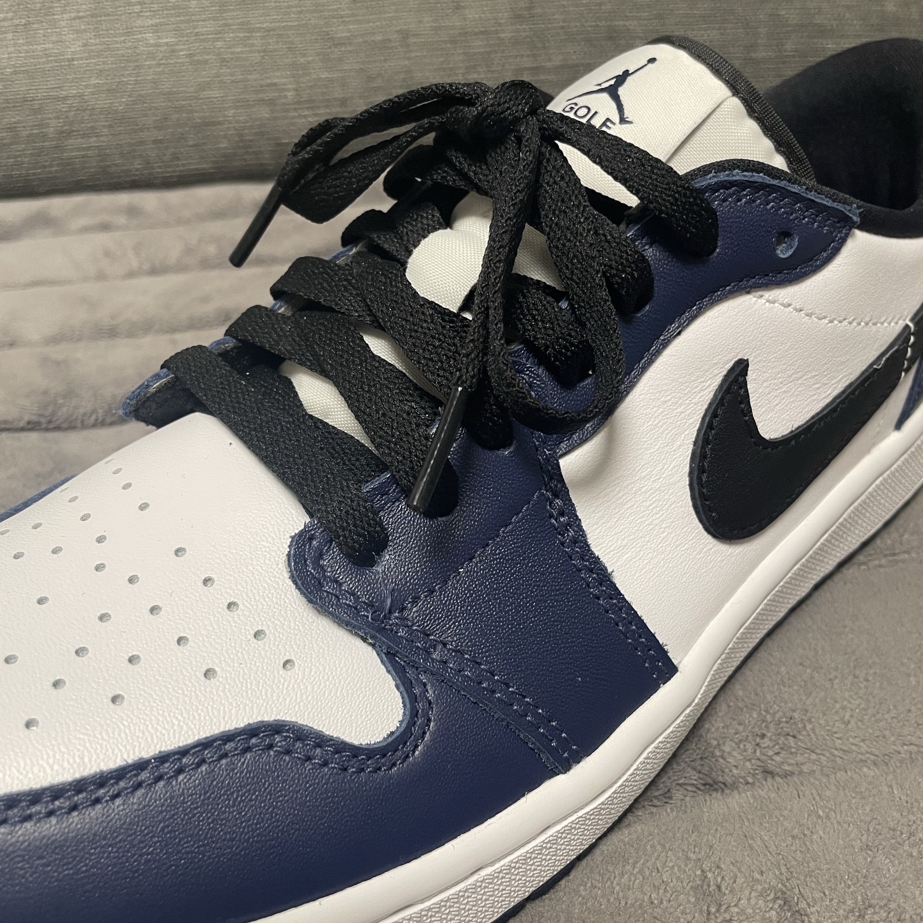 Jordan 1 Low Golf Midnight Navy 착용 스타일 - 7