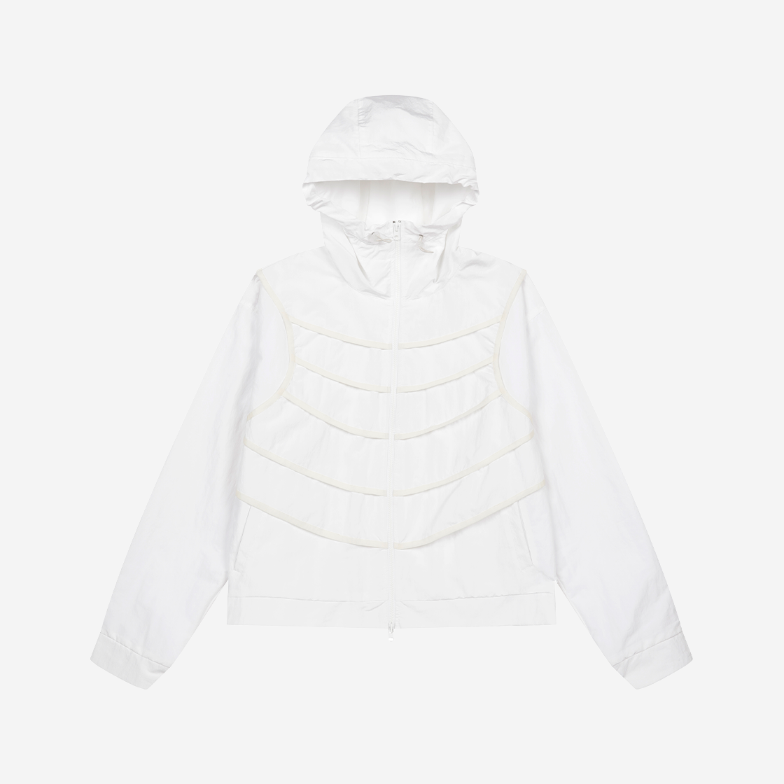 E01JK04WH Problemallways Catcher's Armor Windbreaker Jacket White
