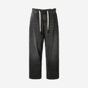 SERIES Fiver Washed Loose Fit Denim Pants Black