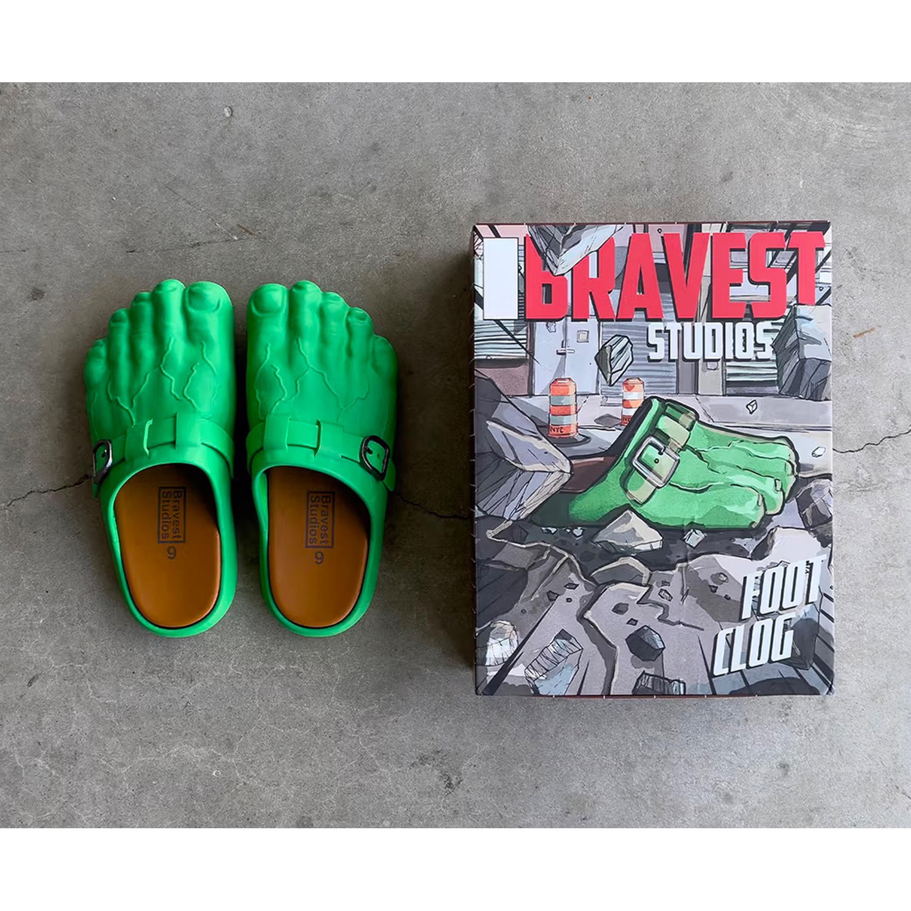Bravest Studios Bear Claw Mules Brown, Bravest Studios Bear Claw Mules White 착용 스타일 - 4