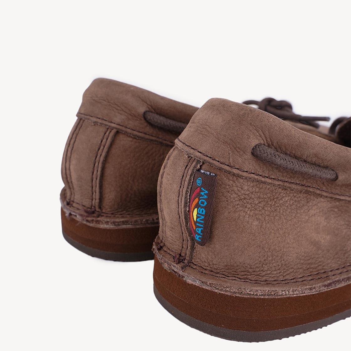 R06 Rainbow Sandals Loafer Dark Brown - #4