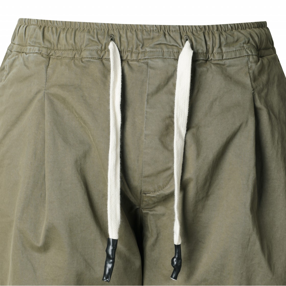 시리즈 파이버 스트링 이지 턱 팬츠 카키(SERIES Fiver String Easy Tuck Pants Khaki) - 4