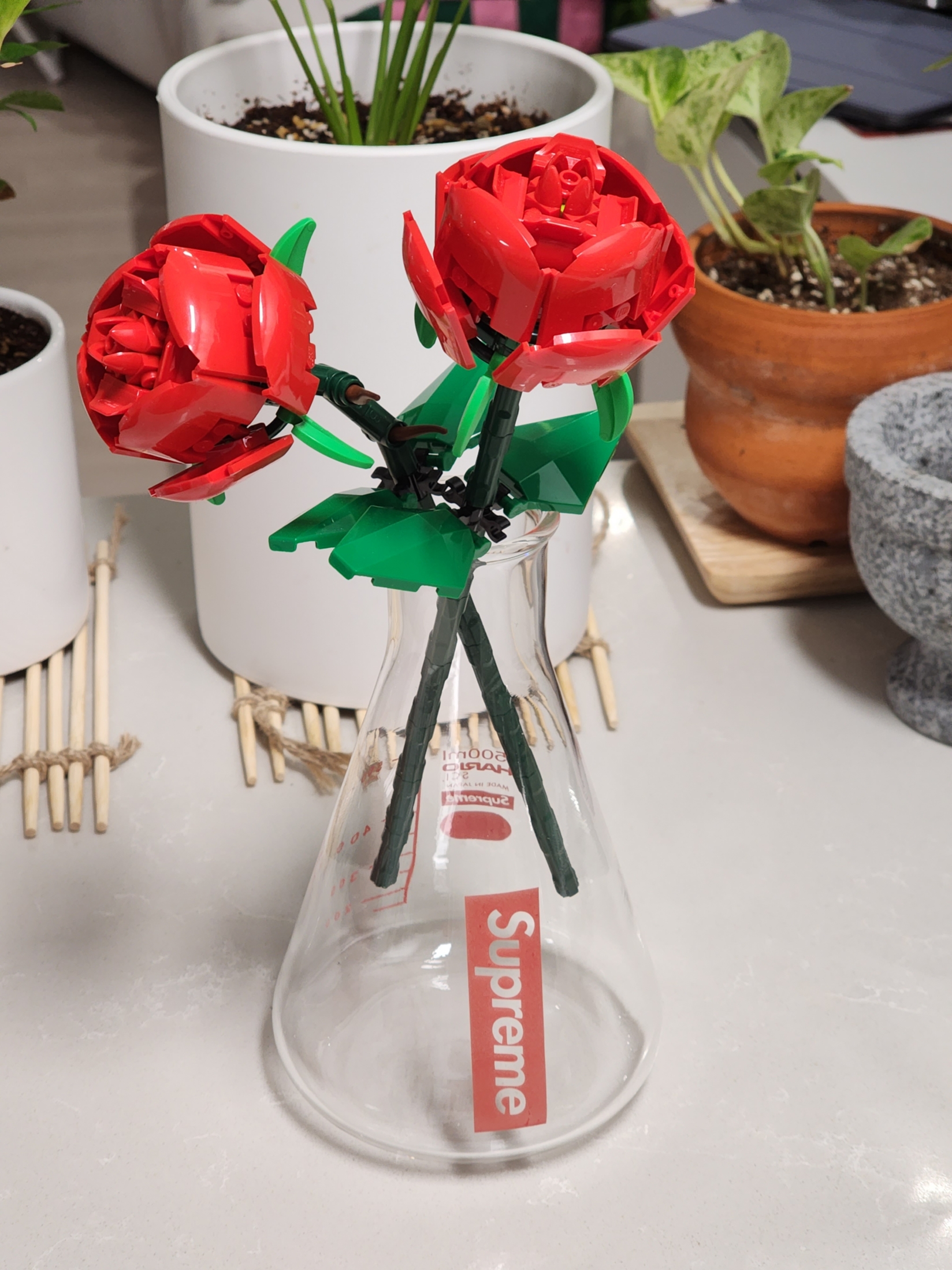 Supreme Hario シュプリーム ハリオエルレンマイヤーフラスコ 花瓶 Size【フリー】 SUPREME シュプリーム ×Hario 24AW Erlenmeyer