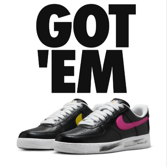 Nike x Peaceminusone Air Force 1 Low Para-Noise 3.0 Black and Multicolor 착용 스타일