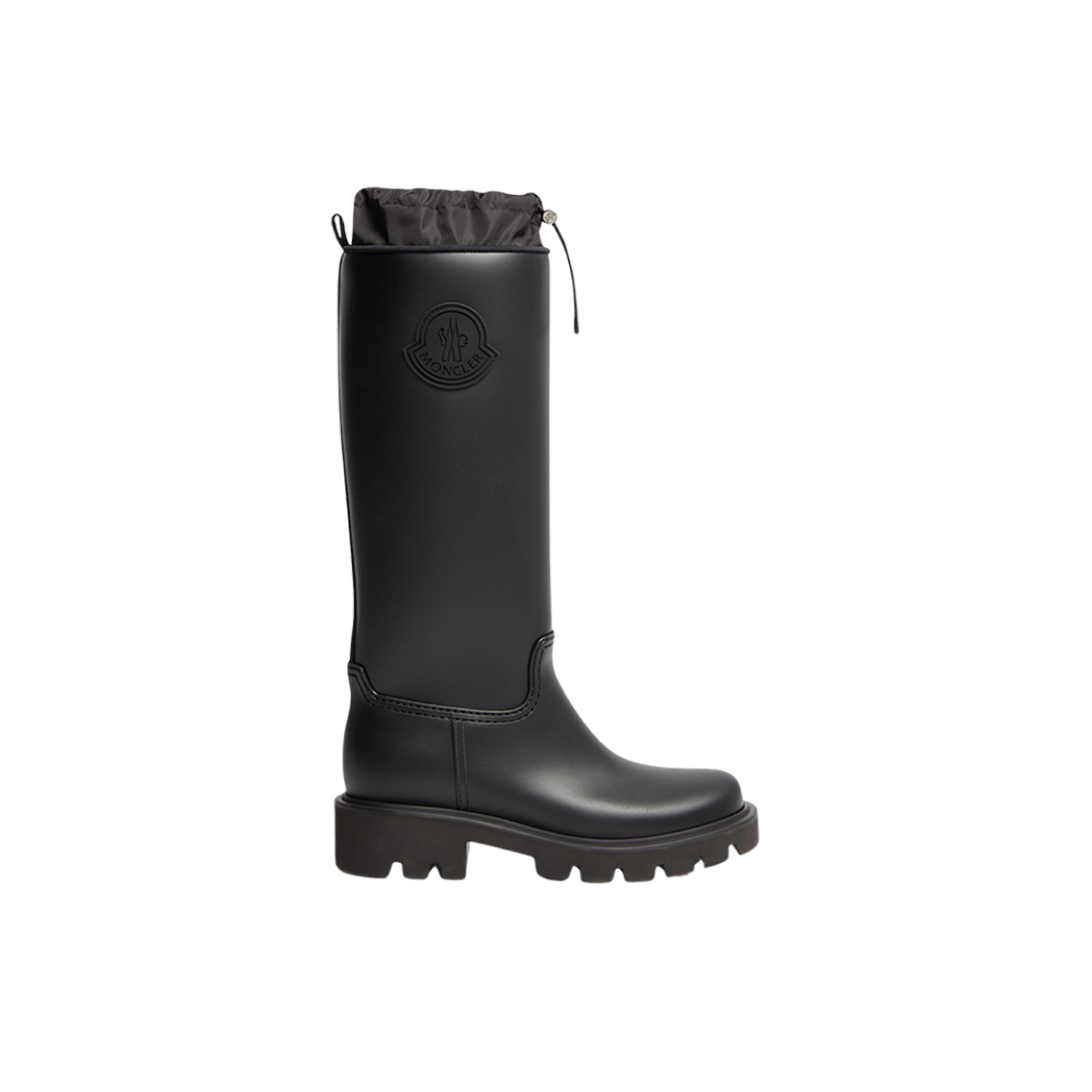 J2-09B-4G00070-M4522-999 (W) Moncler Kickstream High Rain Boots Black - 24FW