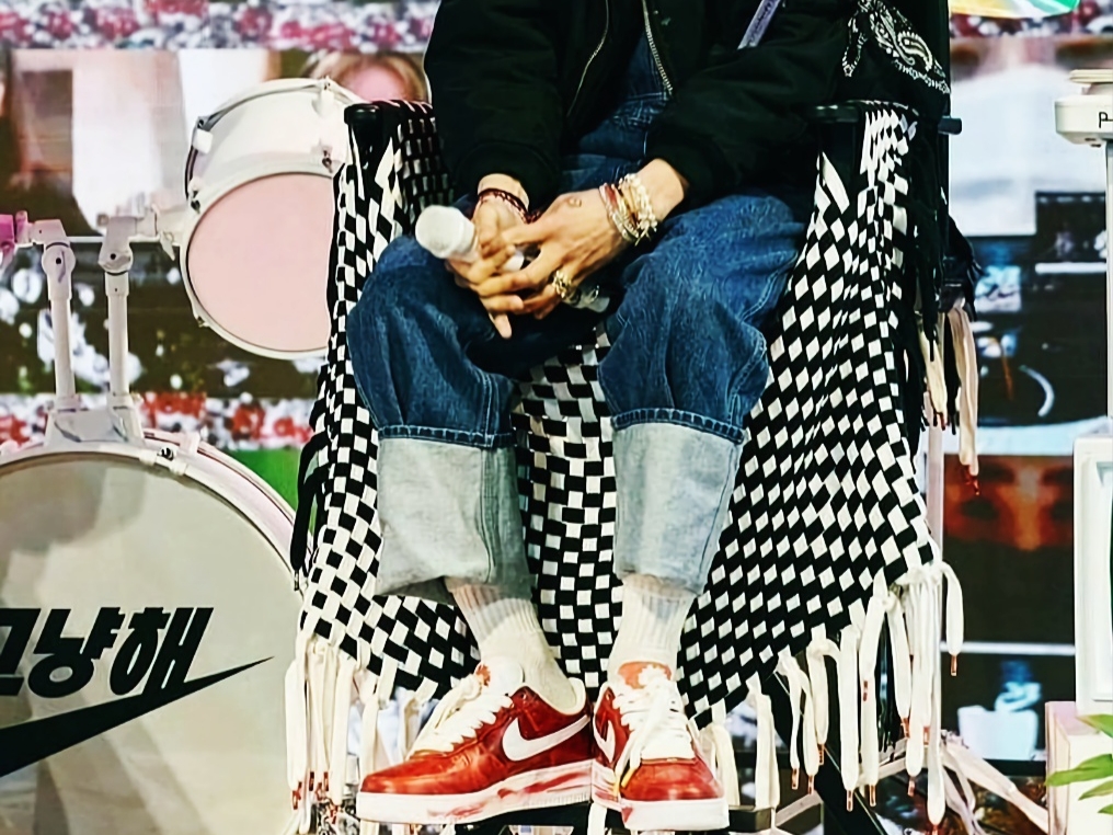 Nike x Peaceminusone Air Force 1 Low Para-Noise - Korea Exclusive, Nike x Peaceminusone Air Force 1 Low Para-Noise 착용 스타일 - 2