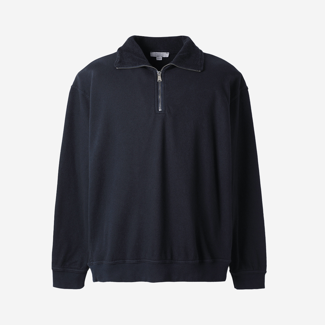 시리즈 크로스리 하프 집업 스웻셔츠 다크 네이비(SERIES Crossley Half Zip Up Sweatshirt Dark Navy)