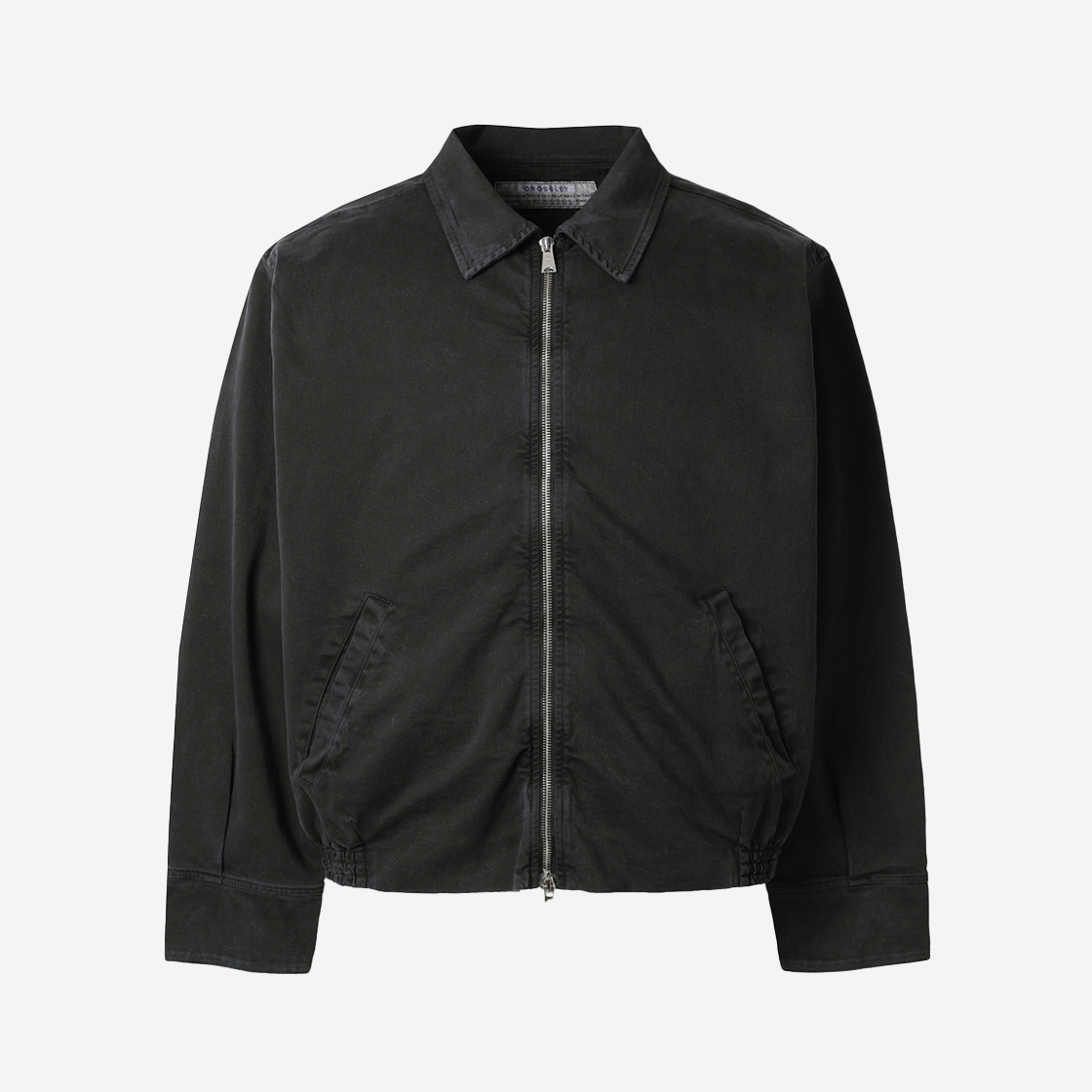 시리즈 크로스리 다잉 집업 자켓 차콜(SERIES Crossley Dyeing Zip Up Jacket Charcoal)