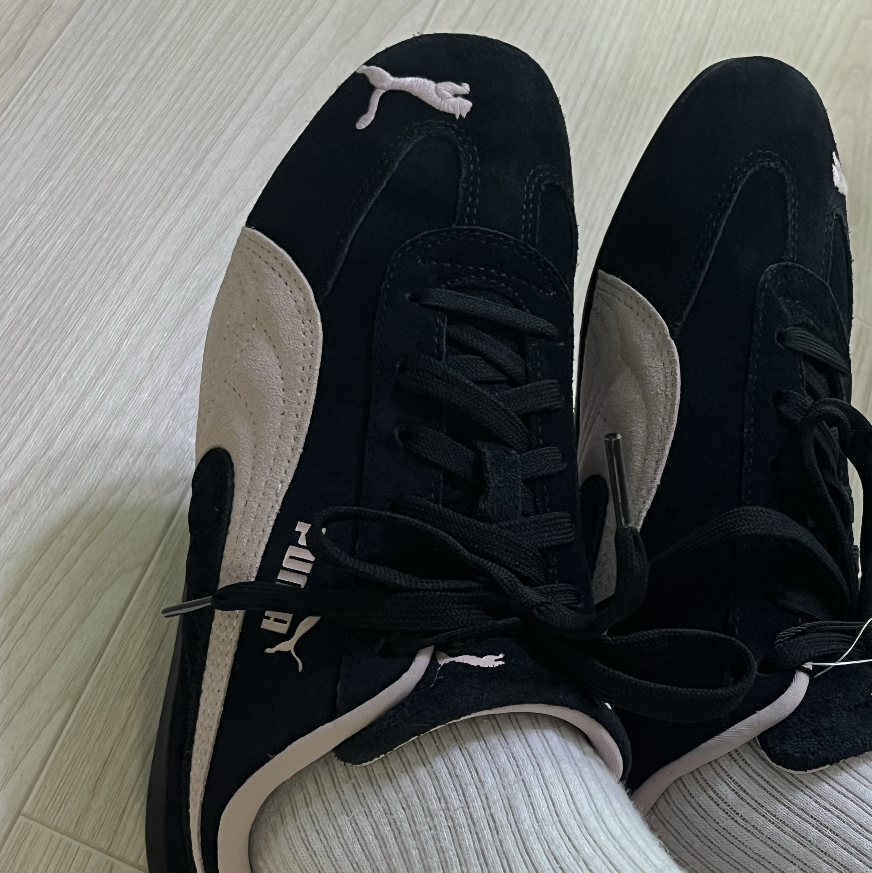 Puma Speedcat OG Black Mauve Mist 착용 스타일 - 3
