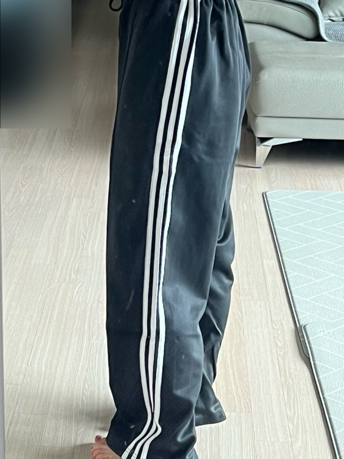Adidas Adicolor Baggy Fit Firebird Track Pants Black - KR Sizing 착용 스타일 - 3