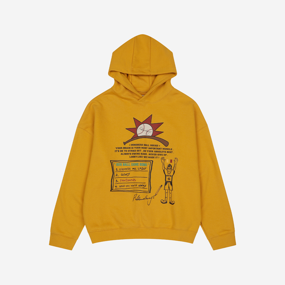 E01SW02YL Problemallways Referee Hoodie Yellow