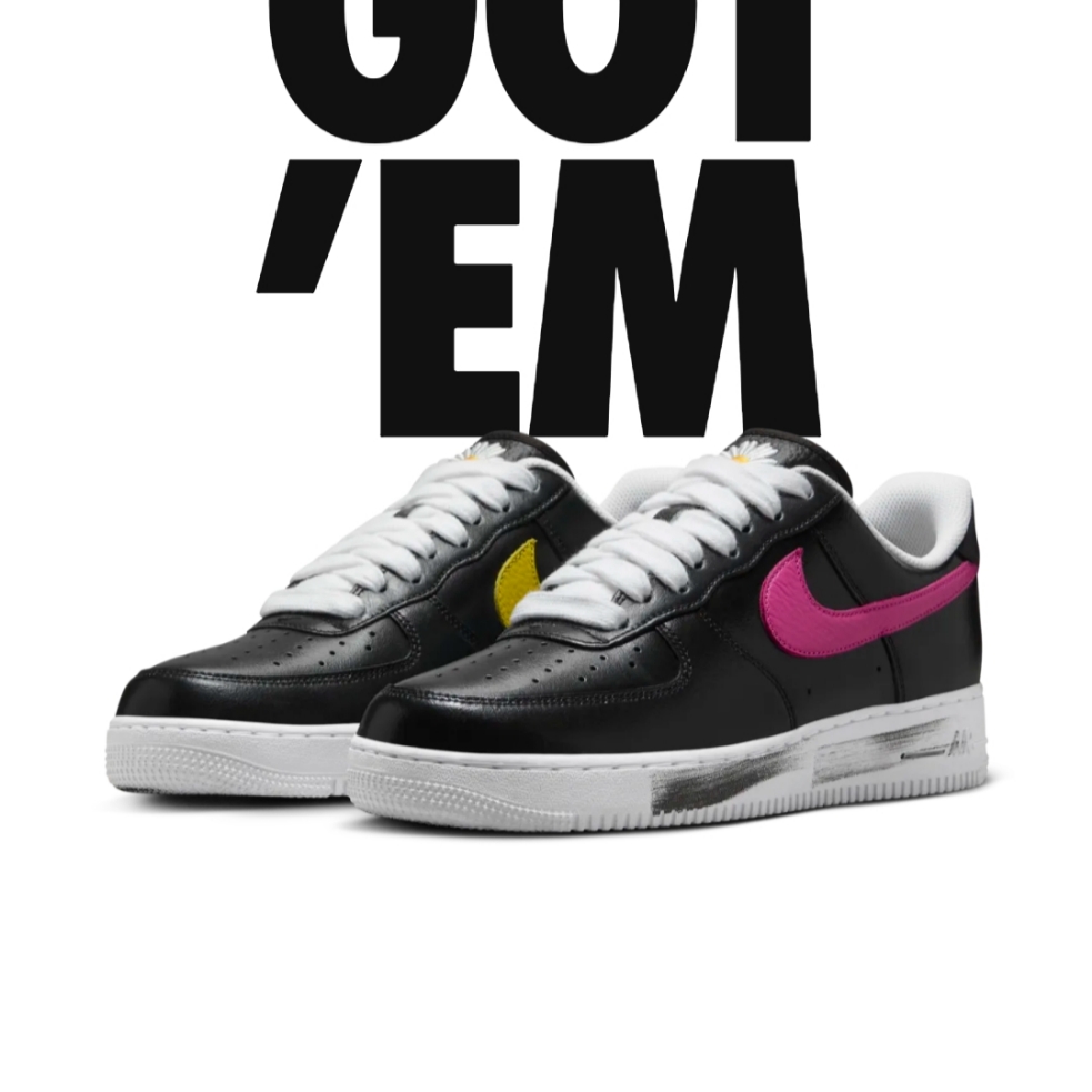 Nike x Peaceminusone Air Force 1 Low Para-Noise 3.0 Black and Multicolor 착용 스타일