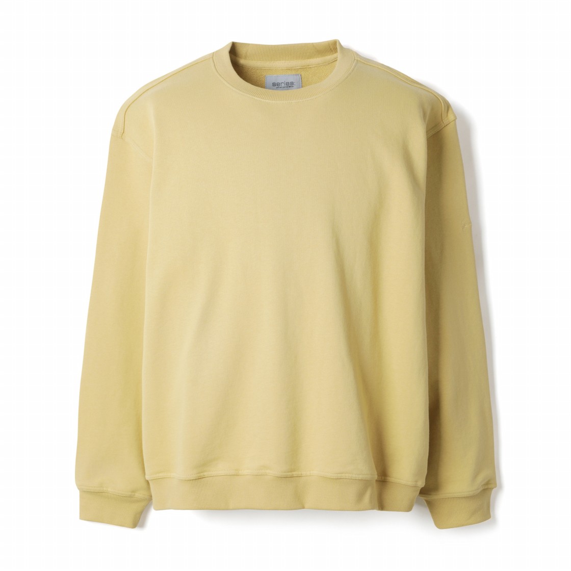 시리즈 솔리드 스웻셔츠 머스타드(SERIES Solid Sweatshirt Mustard) - 2