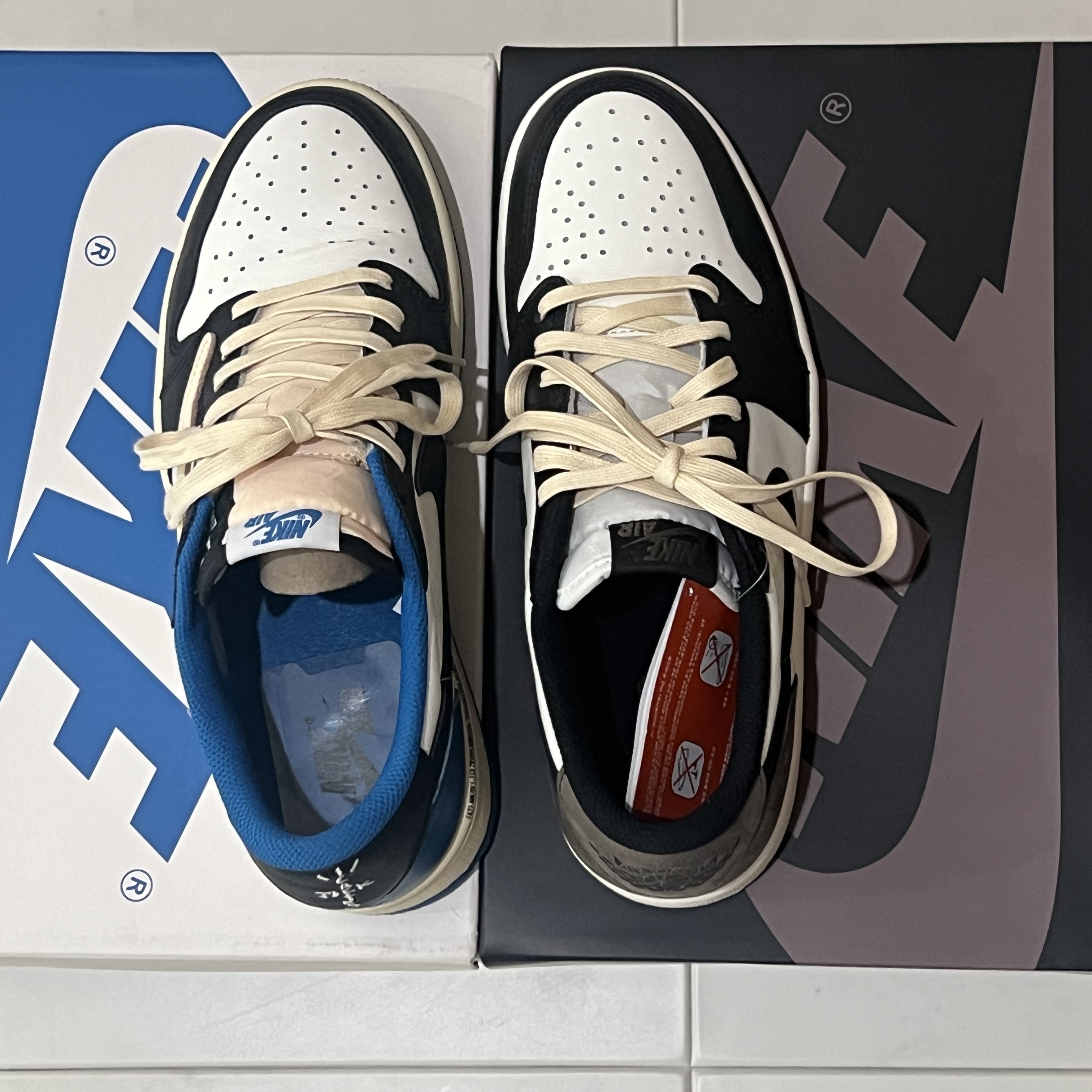 Jordan 1 Retro Low OG Mocha, Jordan 1 x Travis Scott Retro Low OG SP Mocha 착용 스타일 - 2
