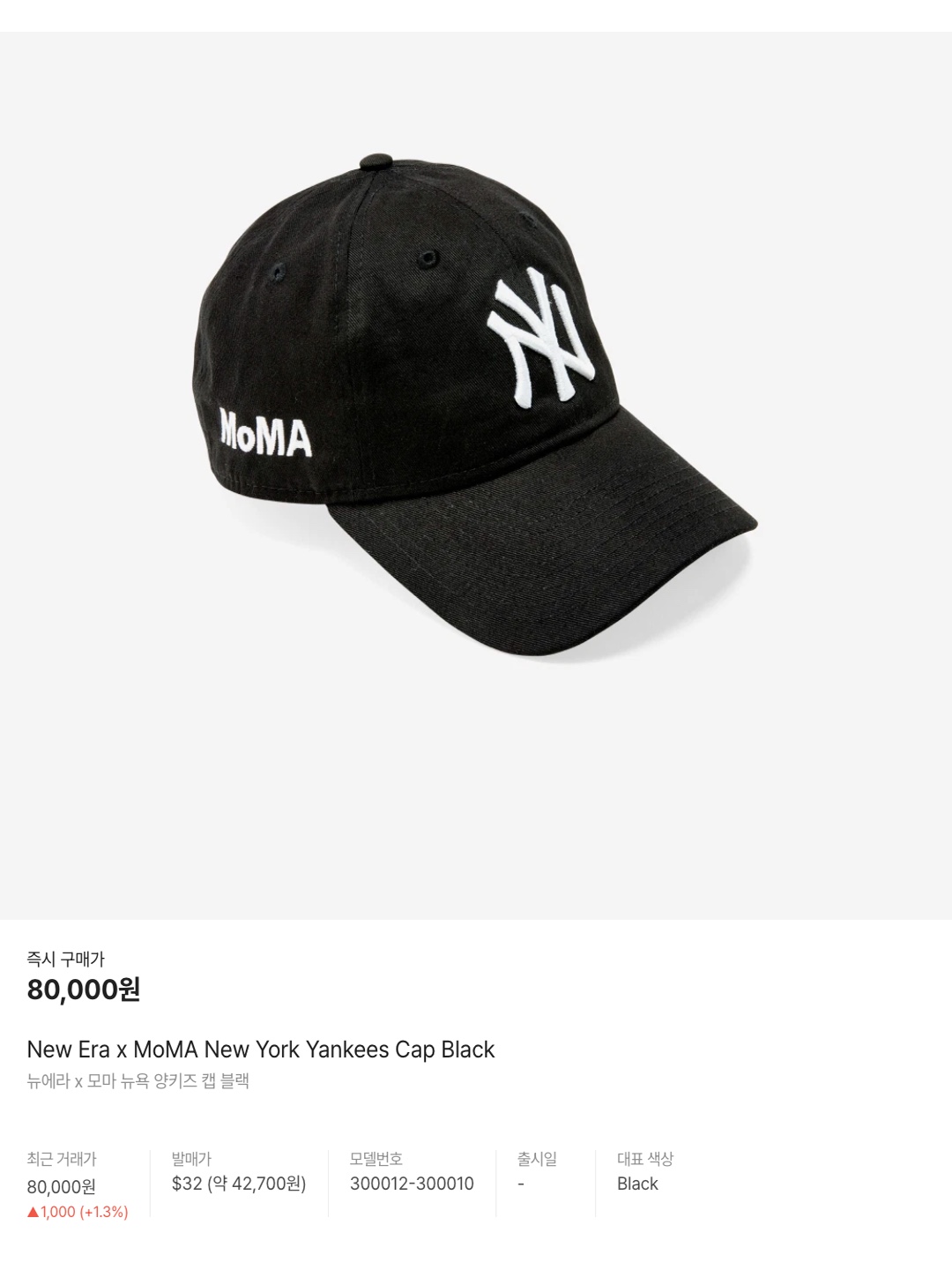 New Era x MoMA New York Yankees Cap Black 착용 스타일 - 6