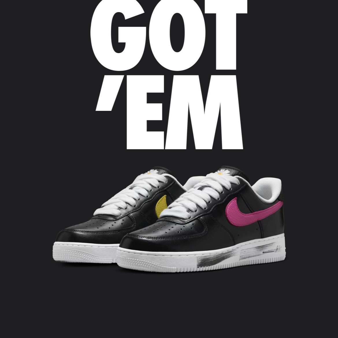 Nike x Peaceminusone Air Force 1 Low Para-Noise 3.0 Black and Multicolor 착용 스타일