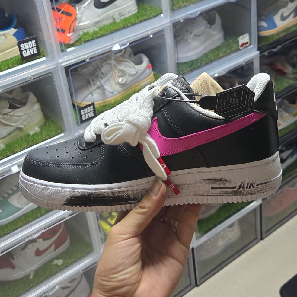 Nike x Peaceminusone Air Force 1 Low Para-Noise 3.0 Black and Multicolor, Nike x Peaceminusone Air Force 1 Low Para-Noise 2.0 착용 스타일 - 1