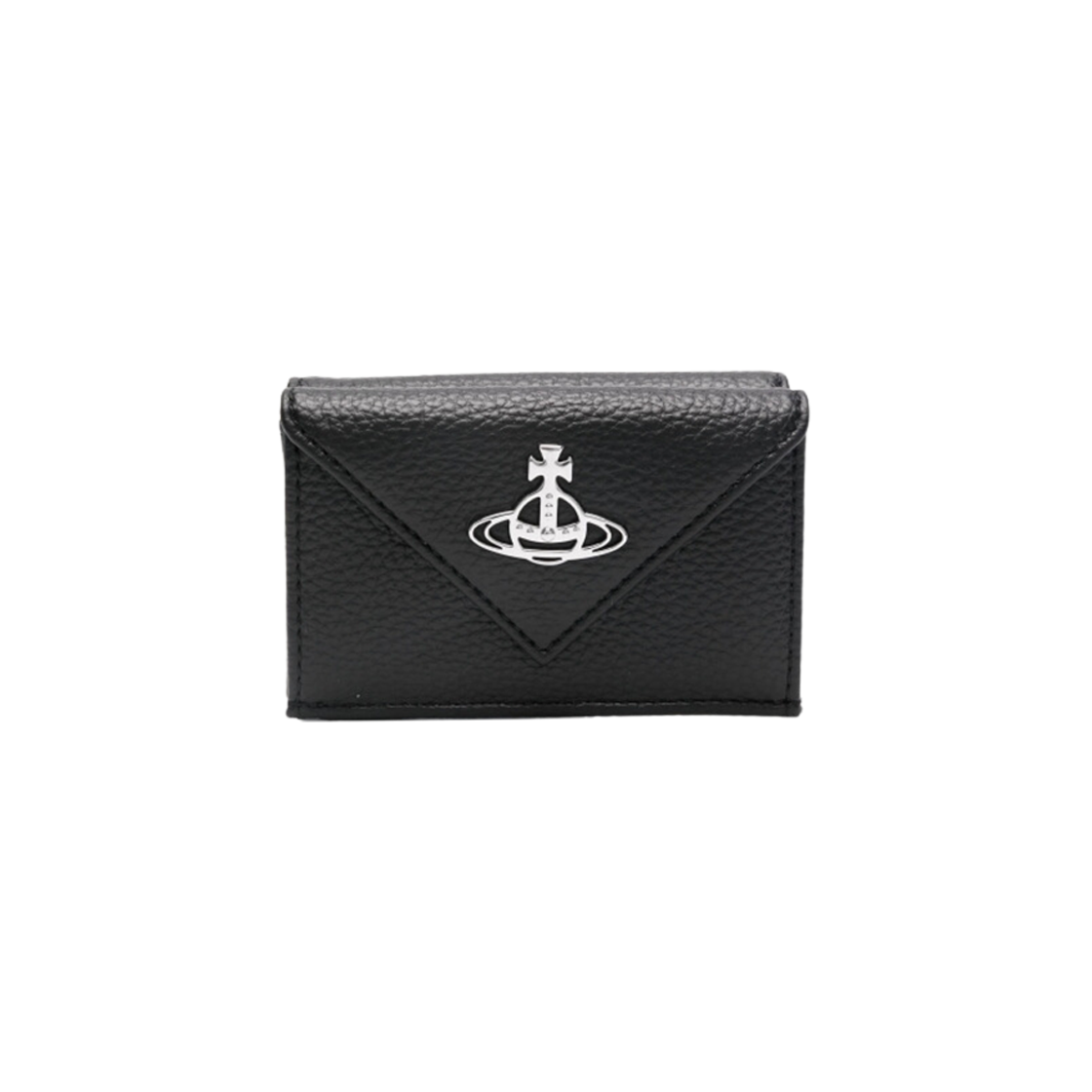 Vivienne Westwood Envelope Leather Bi-Fold Wallet Black 상세 이미지 1