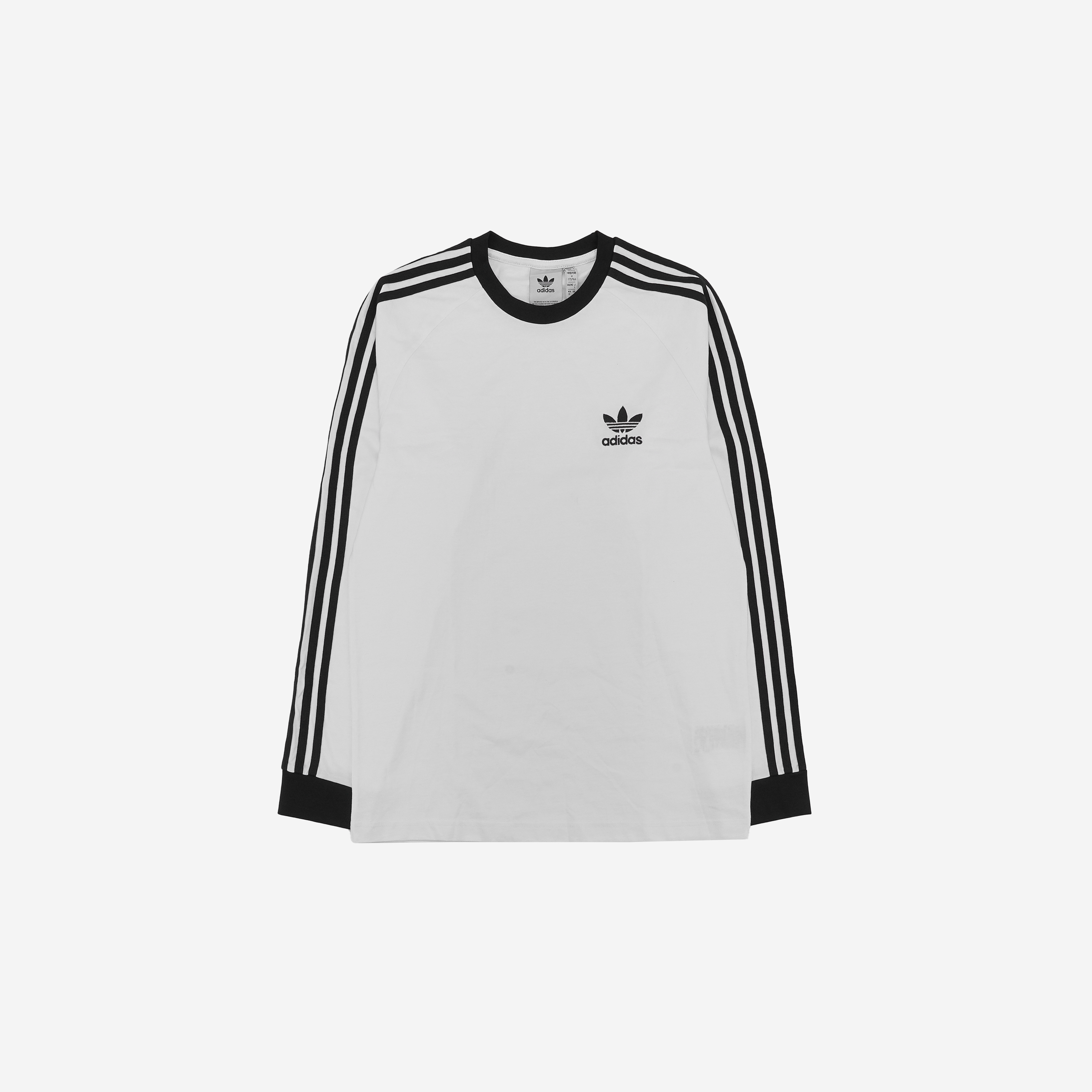 Adidas Adicolor Classics 3-Stripes Long Sleeve T-Shirt White - KR Sizing