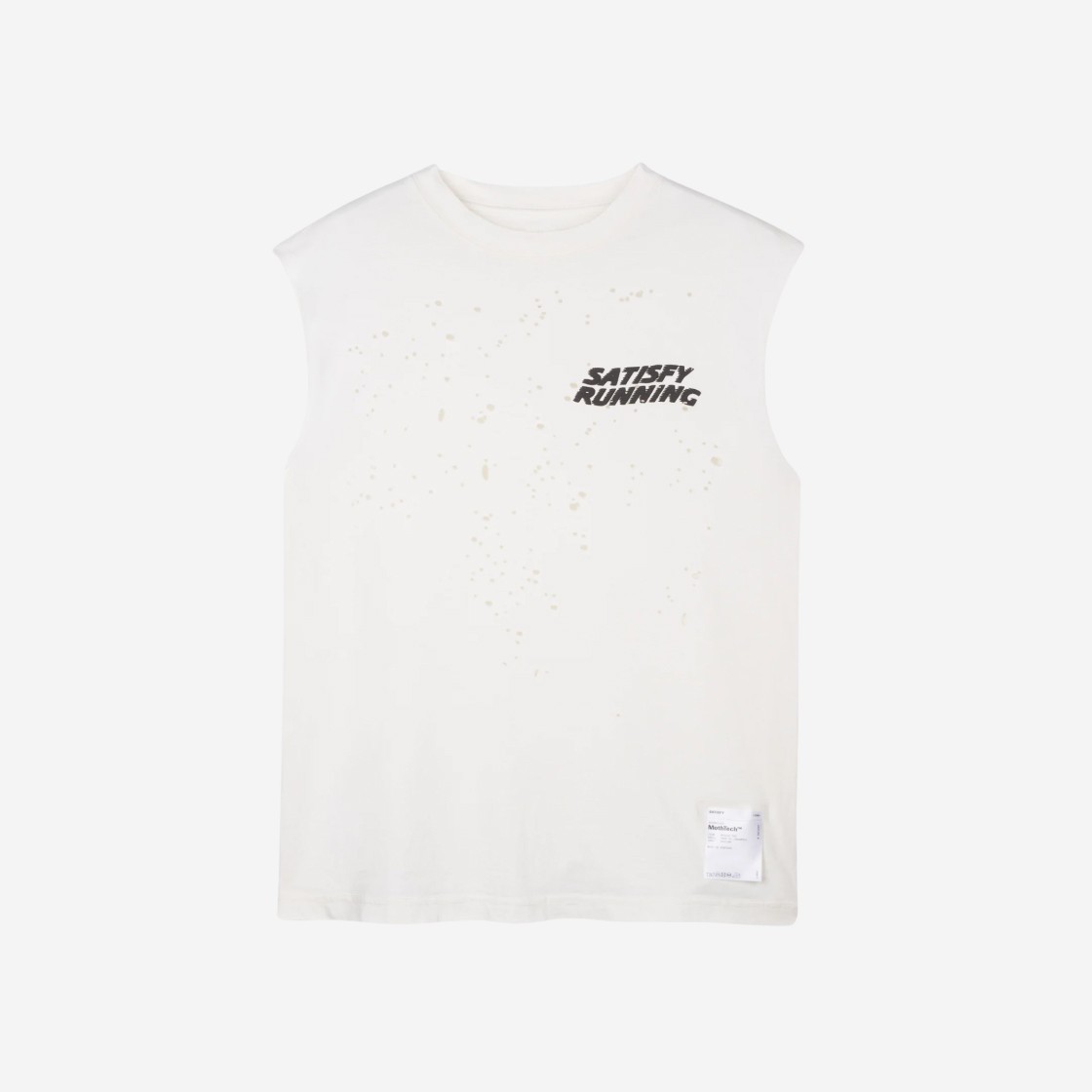 Satisfy Mothtech Muscle T-Shirt Off White 상세 이미지 1