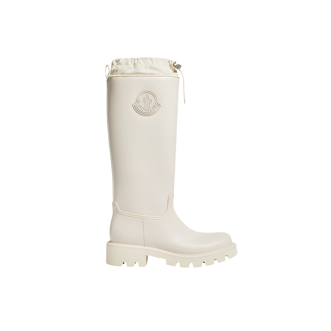 (W) 몽클레르 킥스트림 하이 레인 부츠 오프 화이트 - 24FW((W) Moncler Kickstream High Rain Boots Off White - 24FW) - 1