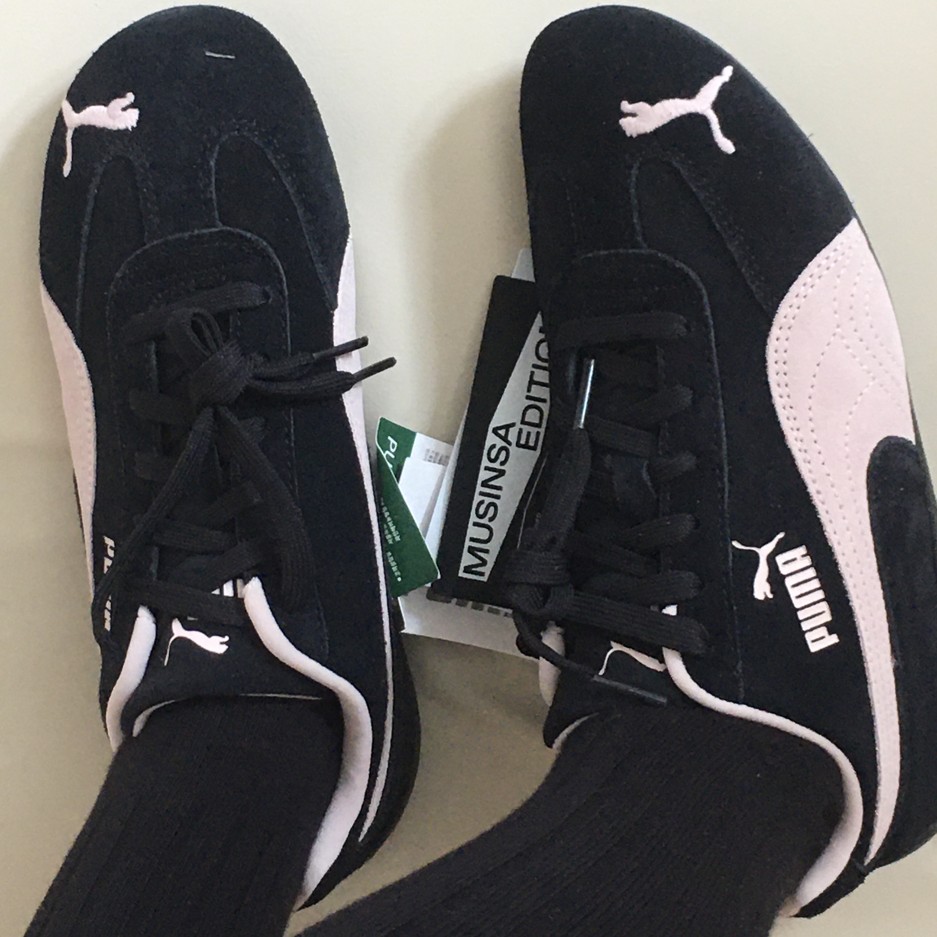 Puma Speedcat OG Black Mauve Mist 착용 스타일 - 2