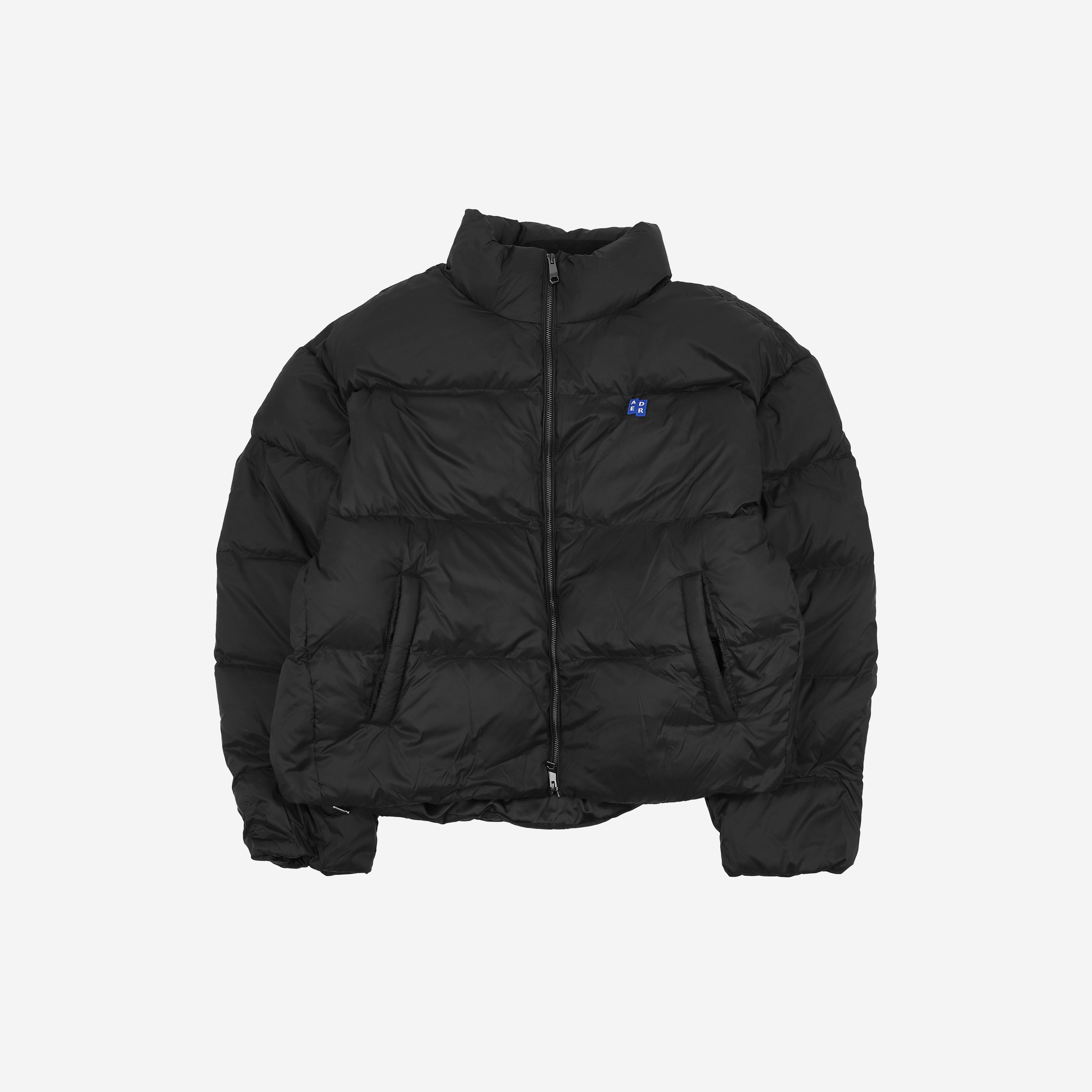 아더에러 시그니피컨트 TRS/BL 태그 퍼퍼 자켓 01 느와르(Ader Error Sig; TRS/BL Tag Puffer Jacket 01 Noir)