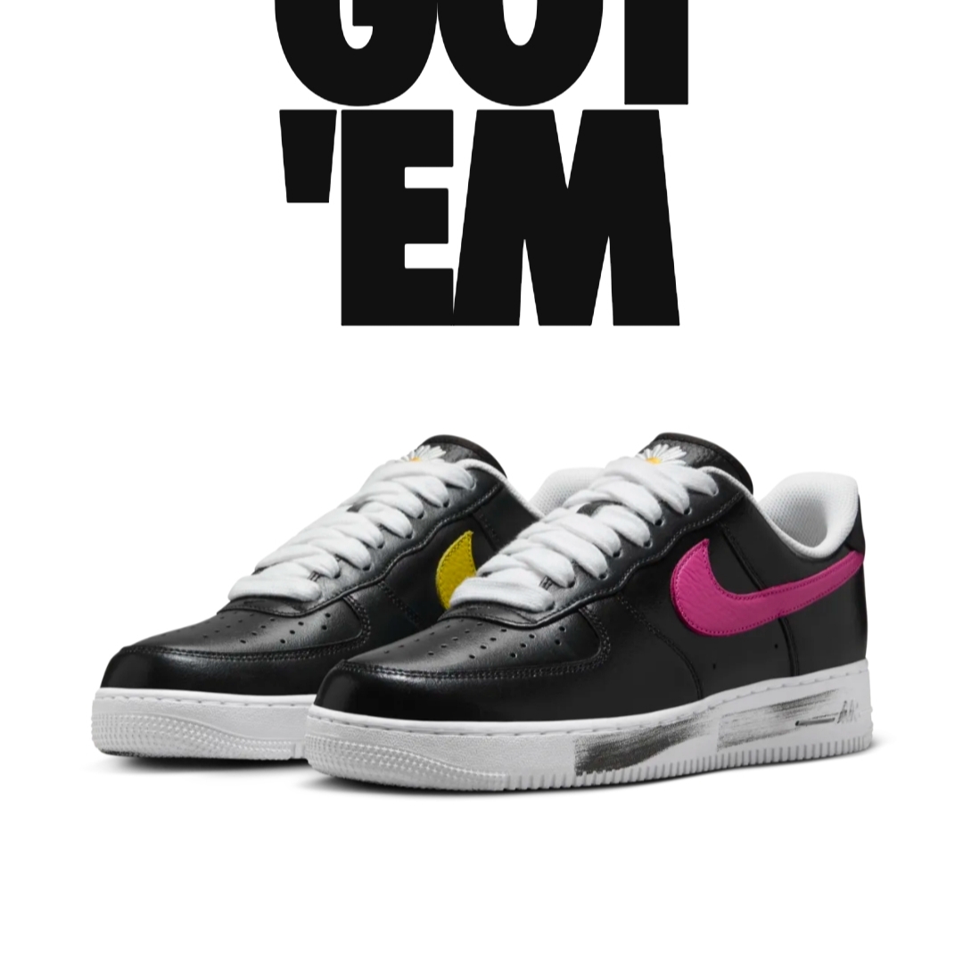 Nike x Peaceminusone Air Force 1 Low Para-Noise 3.0 Black and Multicolor 착용 스타일