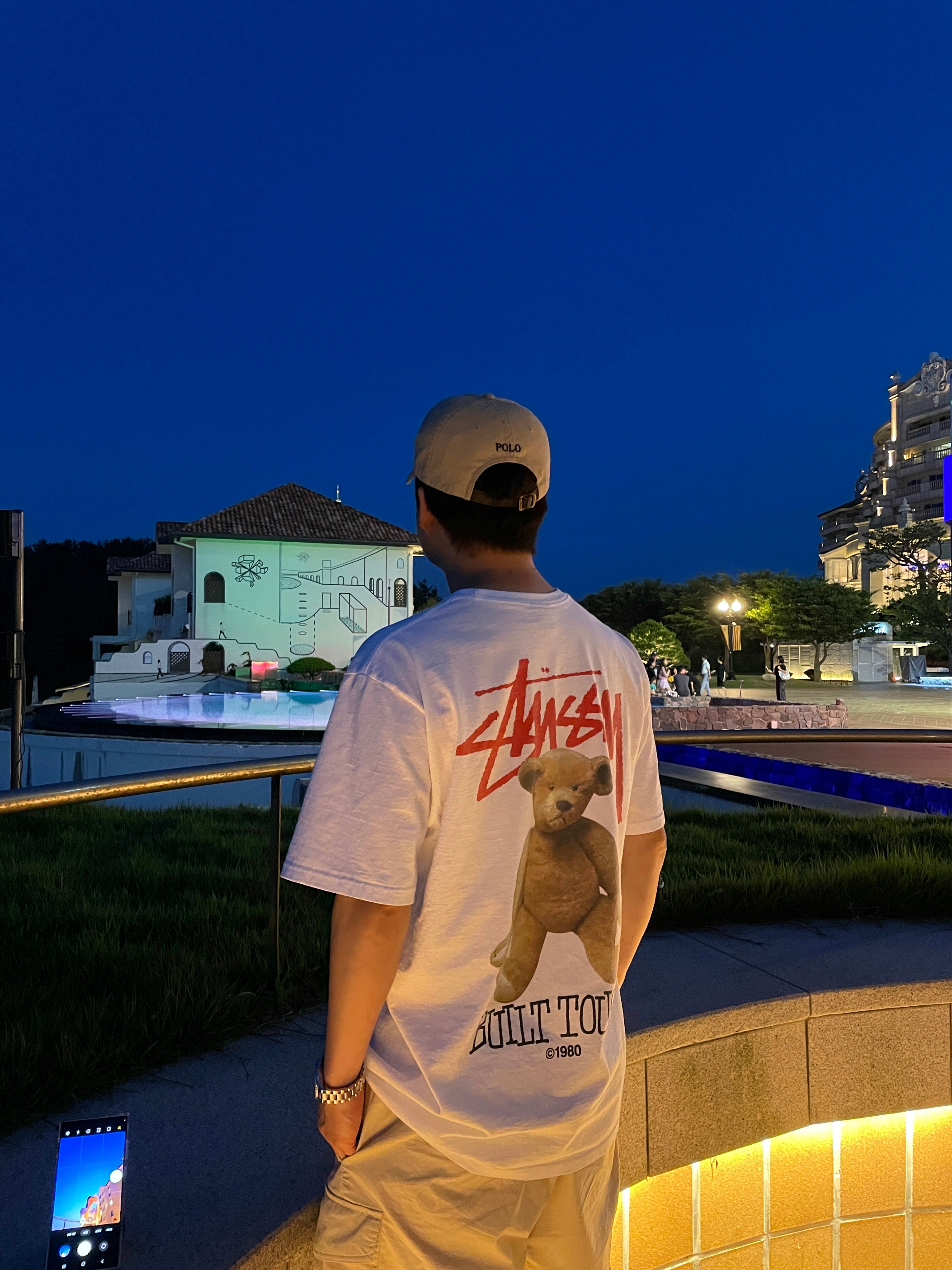 Stussy Built Tough T-Shirt White 착용 스타일
