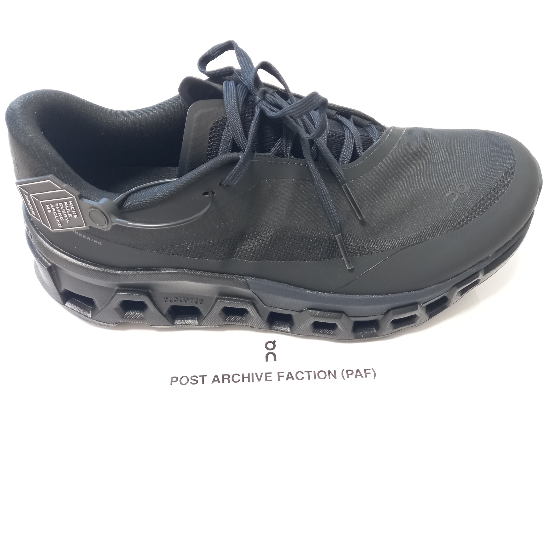 On Running x Post Archive Faction (Paf) Cloudmonster 2 Black Magnet 착용 스타일 - 10