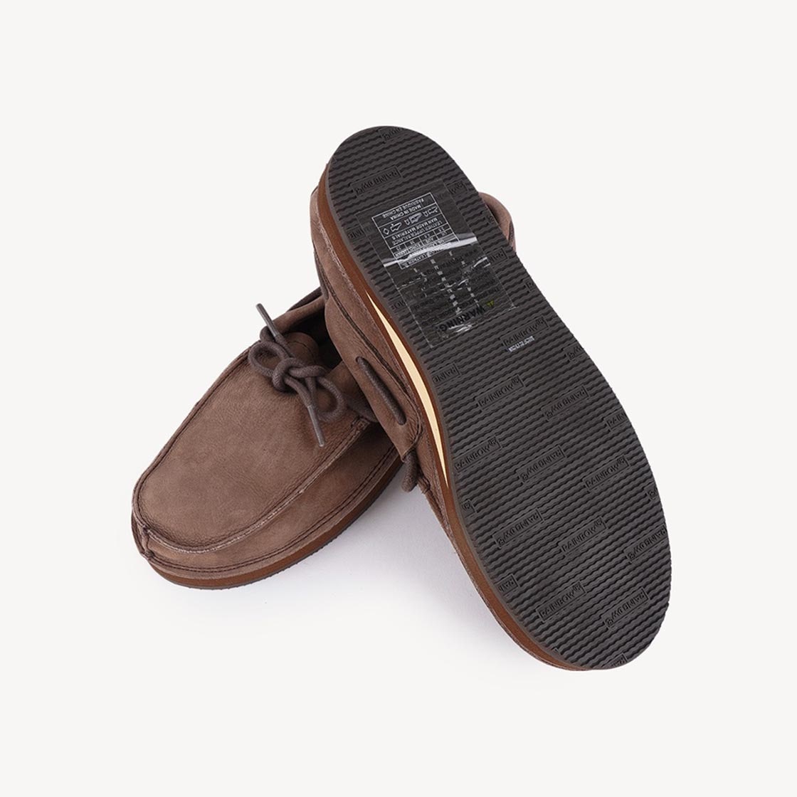 R06 Rainbow Sandals Loafer Dark Brown - #5