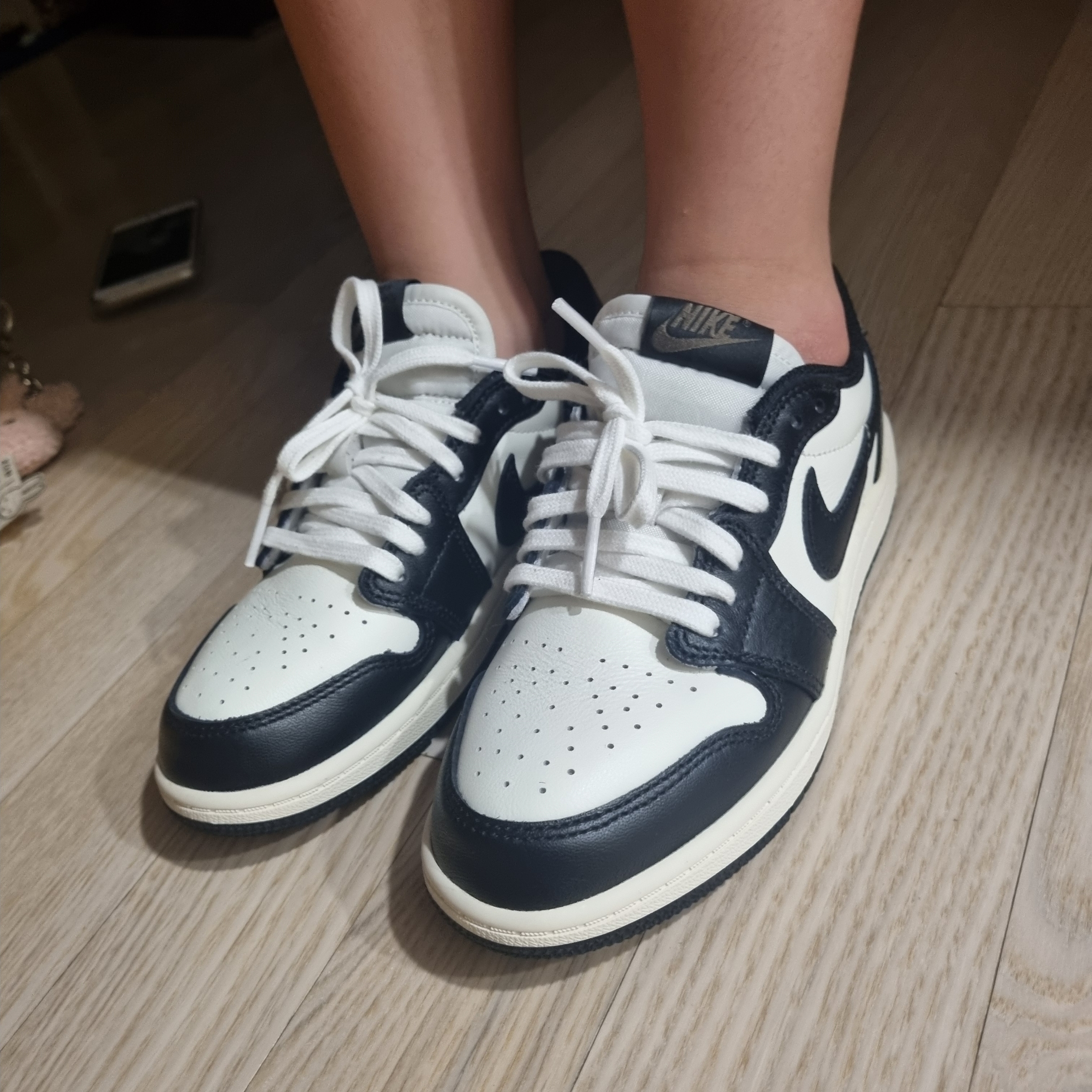 (PS) Jordan 1 Retro Low OG Mocha 착용 스타일 - 3