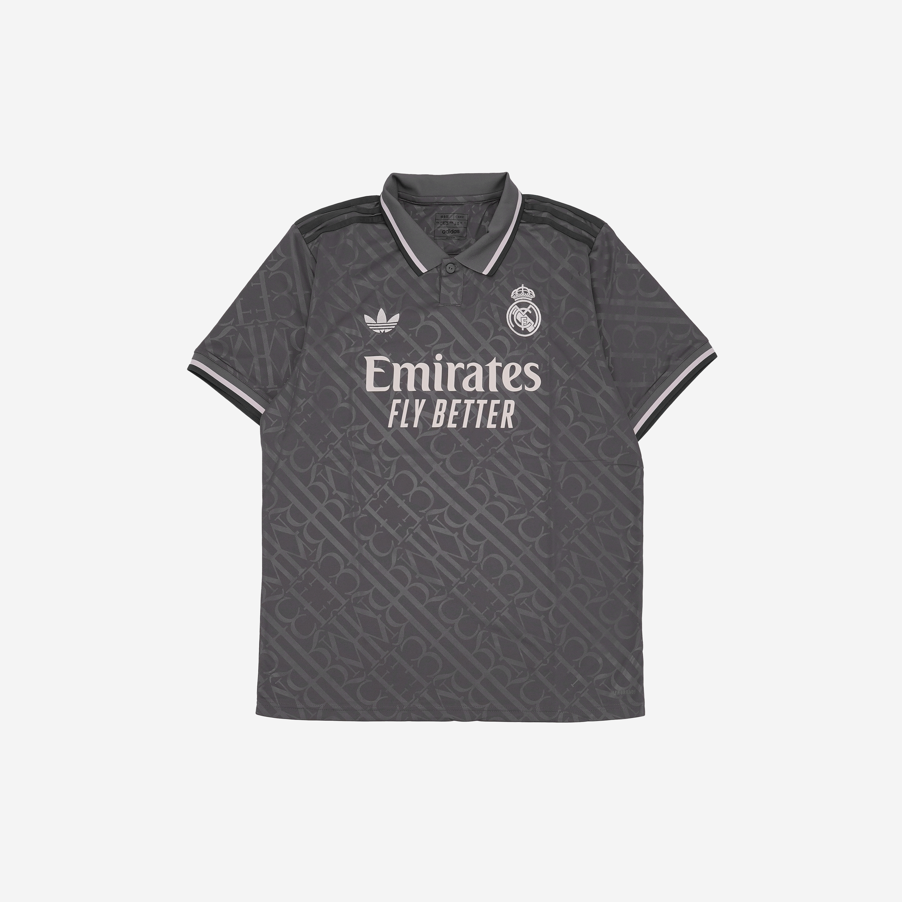 Adidas Real Madrid 2024/25 3rd Jersey Charcoal - KR Sizing (Non Marking Ver.)