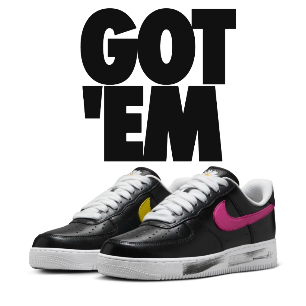 Nike x Peaceminusone Air Force 1 Low Para-Noise 3.0 Black and Multicolor 착용 스타일