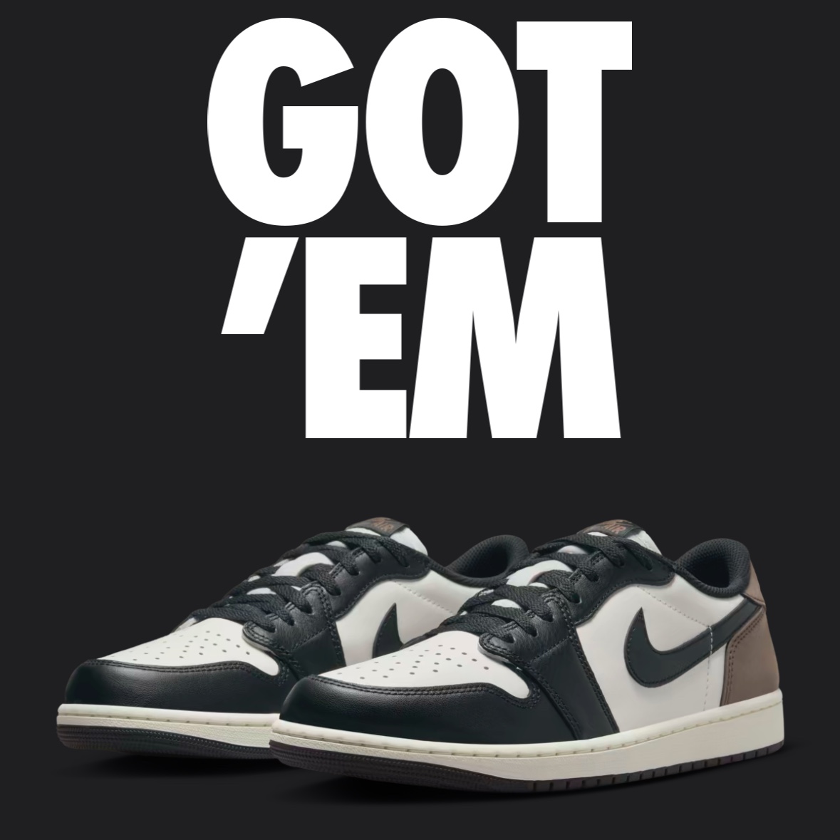 Jordan 1 Retro Low OG Mocha 착용 스타일 - 1