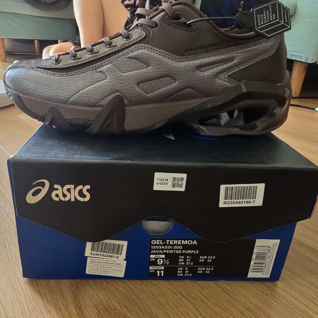 Asics x Kiko Kostadinov Novalis Gel-Teremoa Java Pewter Purple 착용 스타일 - 3