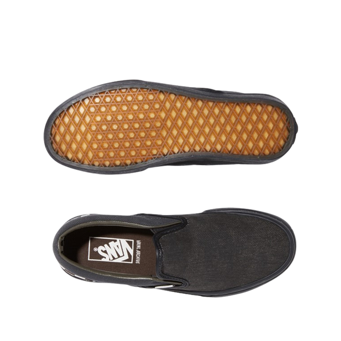 반스 x 바이닐 아카이브 클래식 슬립온 쉐도우 블랙(Vans x Vainl Archive Classic Slip-On Shadow Black) - 2