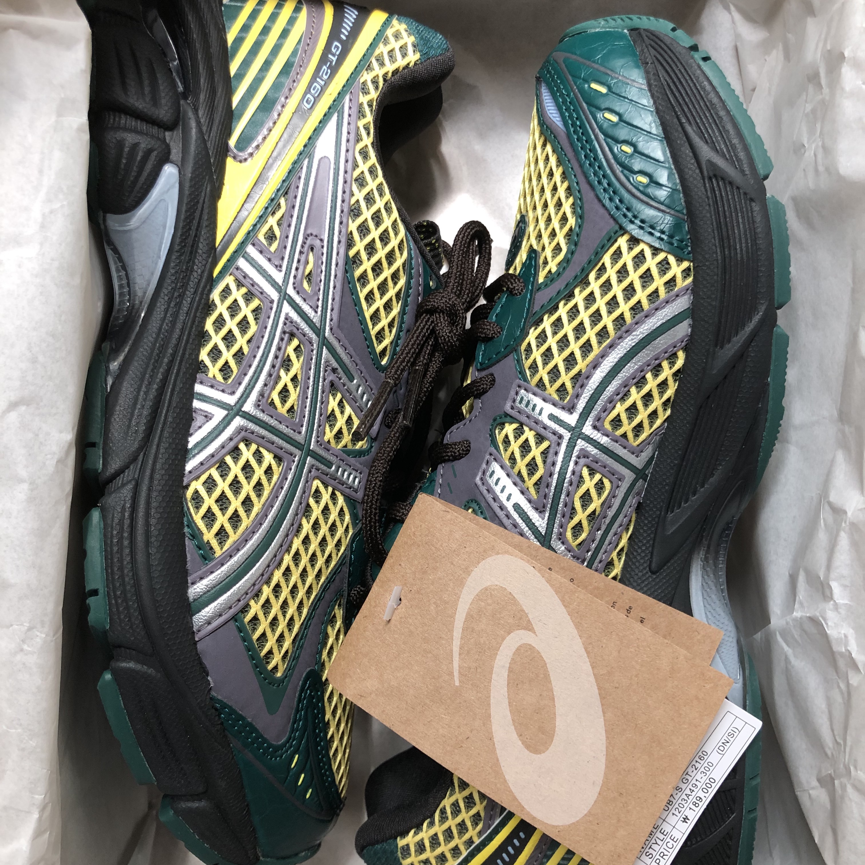 Asics GT-2160 Dark Neptune Pure Silver 착용 스타일