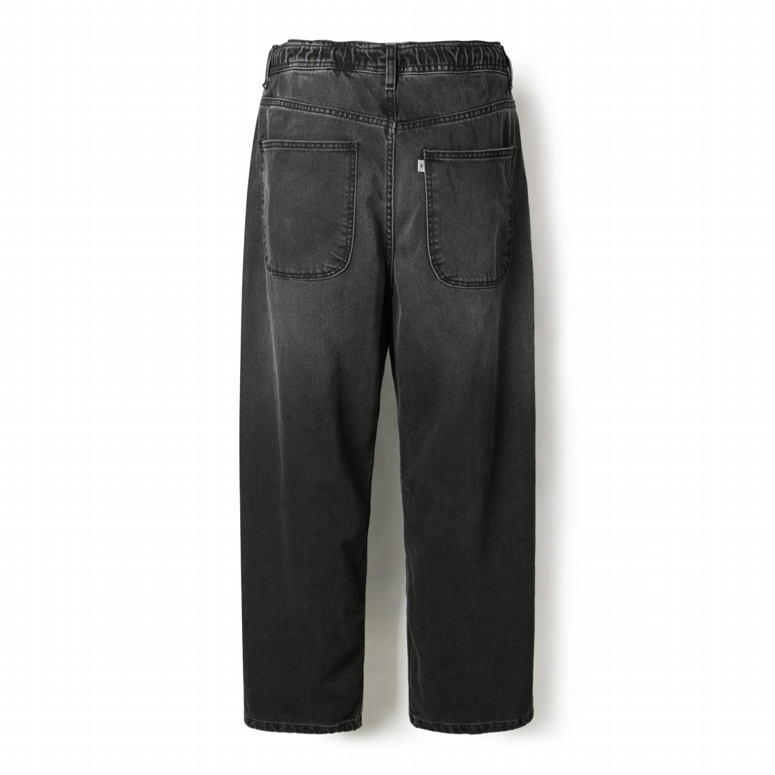 시리즈 파이버 워싱 루즈핏 데님 팬츠 블랙(SERIES Fiver Washed Loose Fit Denim Pants Black) - 3