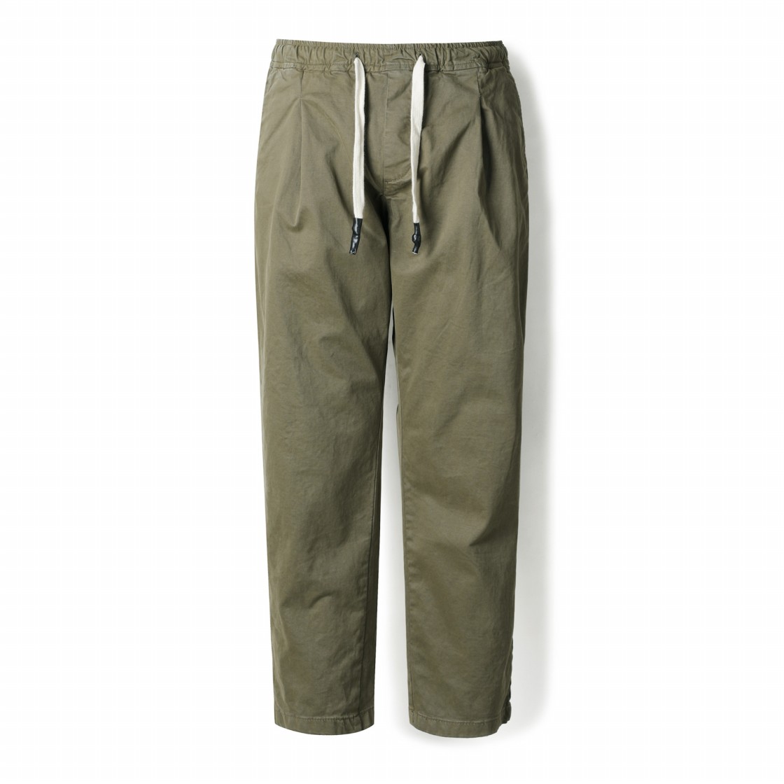 시리즈 파이버 스트링 이지 턱 팬츠 카키(SERIES Fiver String Easy Tuck Pants Khaki) - 2