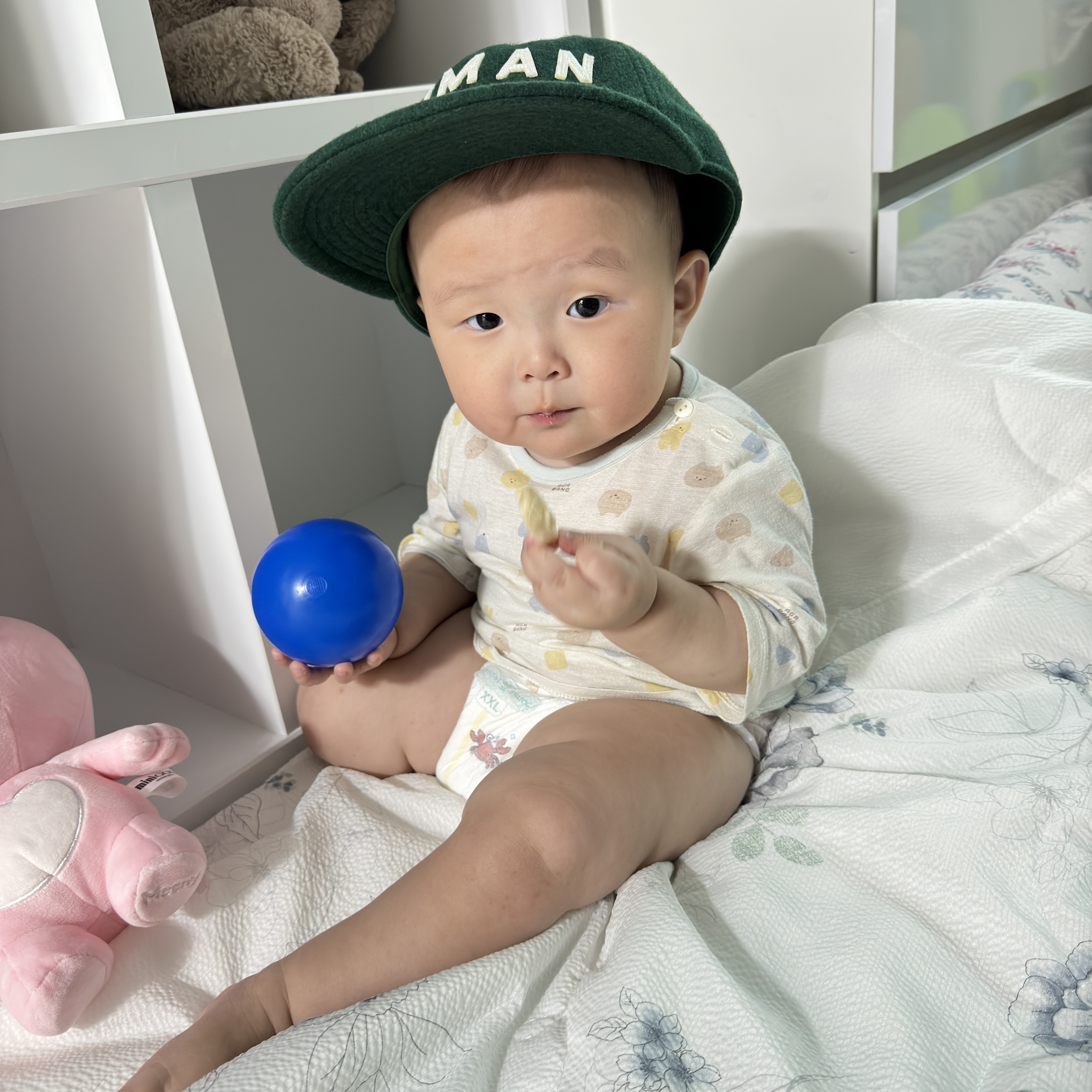 Human Made 6-Panel Wool Cap Green 착용 스타일