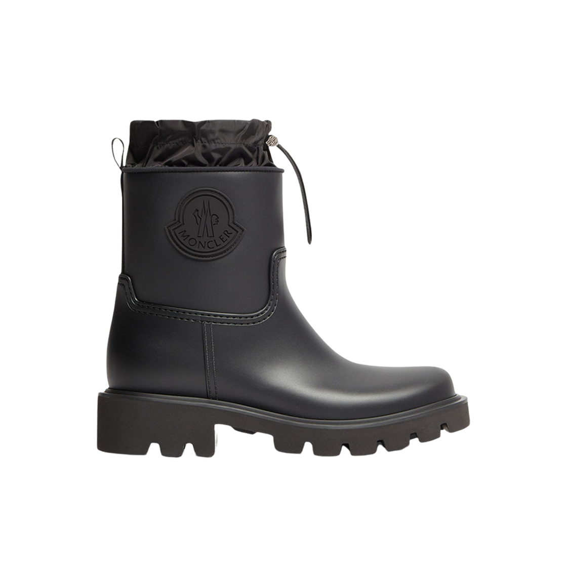 J2-09B-4G00080-M4522-999 (W) Moncler Kickstream Rain Boots Black - 24FW