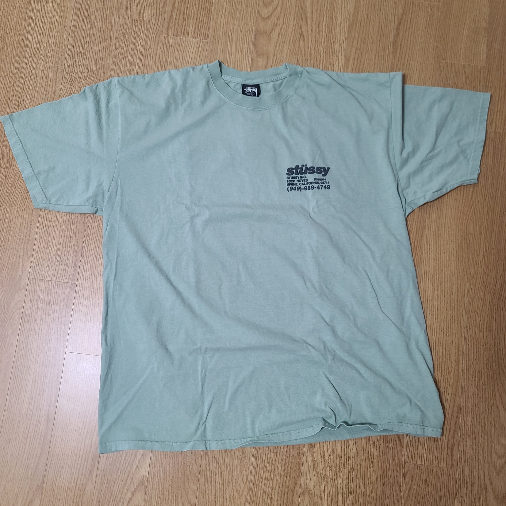 Supreme S Logo Baseball Henley Yellow - 24FW, Stussy DNA Pigment Dyed T-Shirt Granite 착용 스타일 - 4