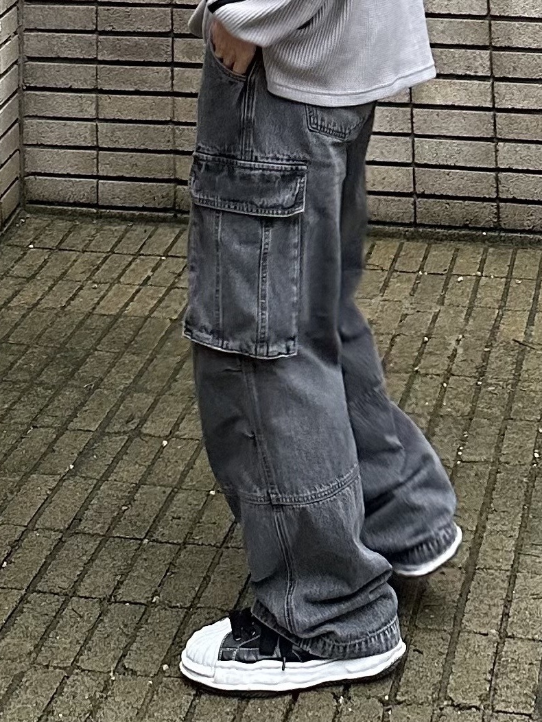 Maison Mihara Yasuhiro Blakey OG Sole Canvas Low-top Sneakers Black White, Maison Mihara Yasuhiro Blakey OG Sole Leather Low-top Sneakers Black 착용 스타일 - 5