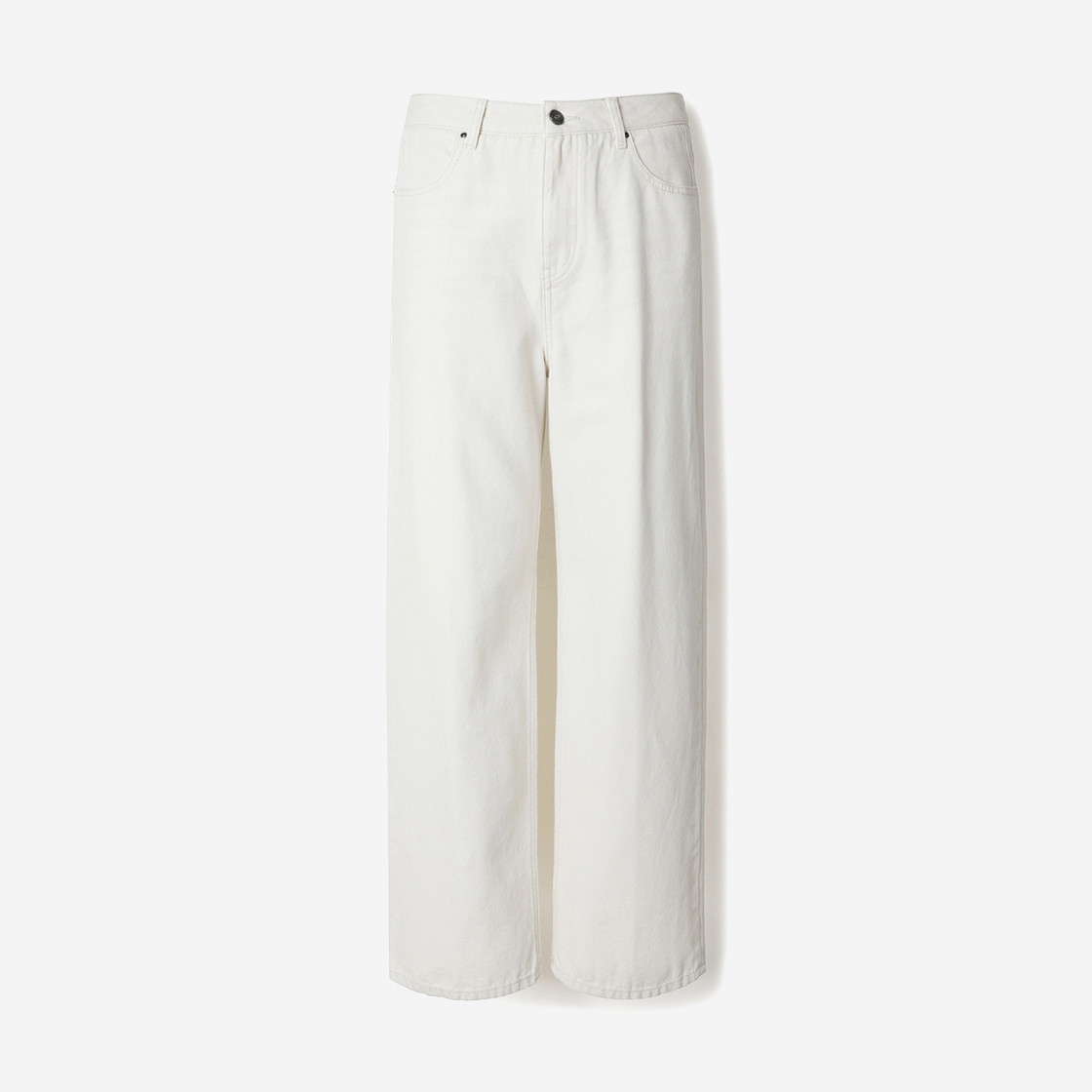 시리즈 논스판 크림 와이드 진 베이지(SERIES Non Span Cream Wide Jeans Beige) - 1