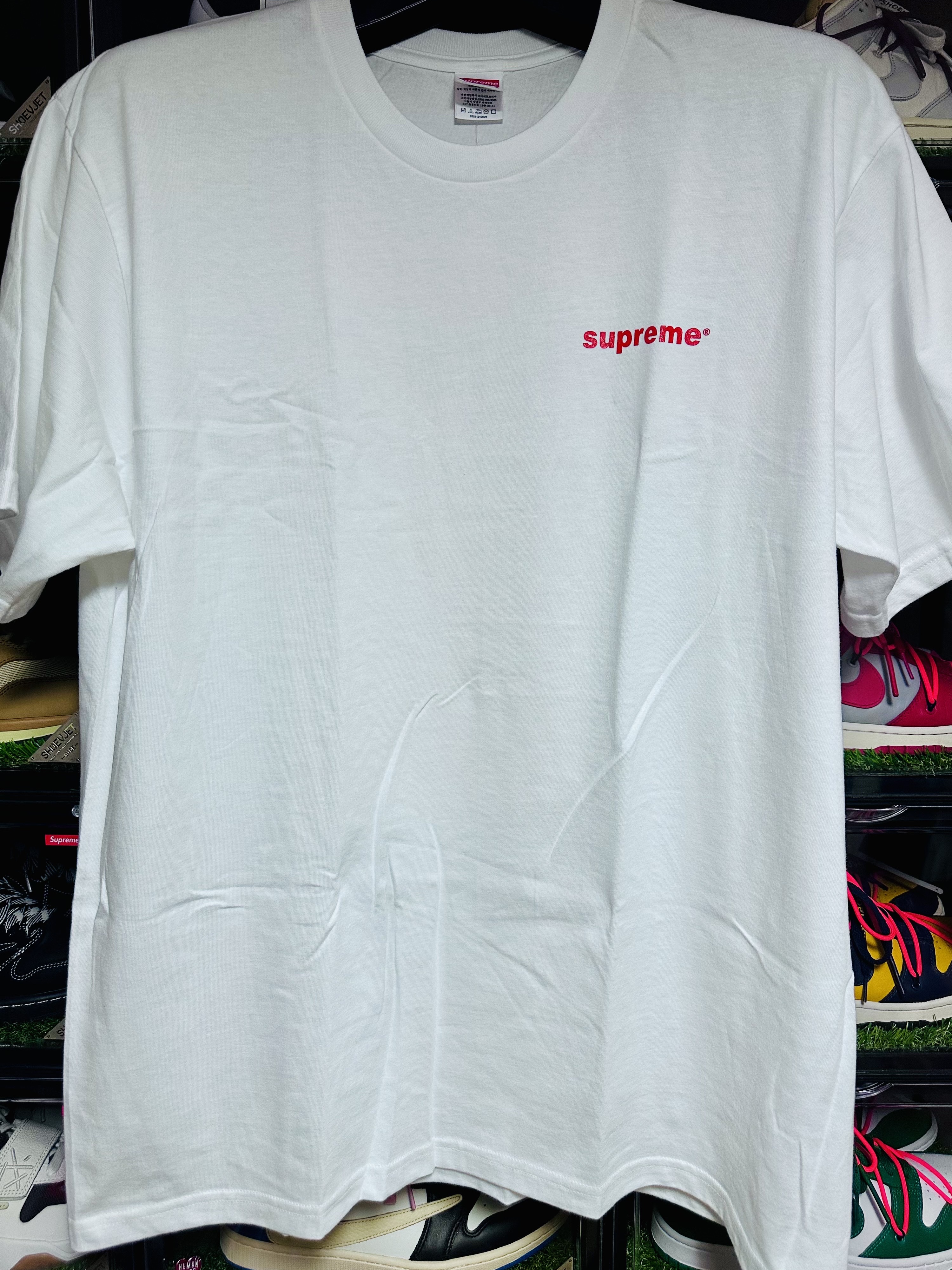 Supreme Fuck Money T-Shirt White - 24FW 착용 스타일 - 2