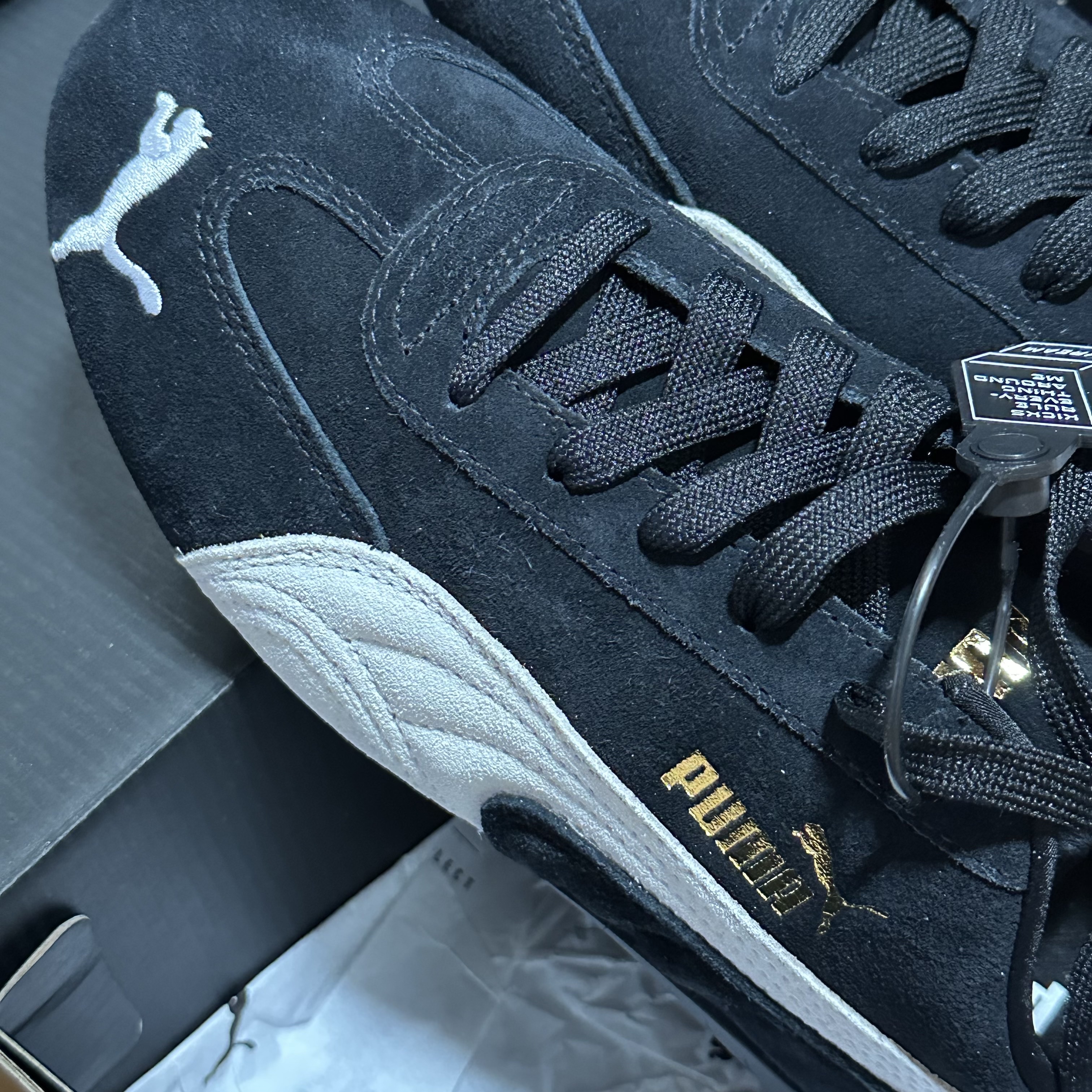 Puma Speedcat OG Black White 착용 스타일